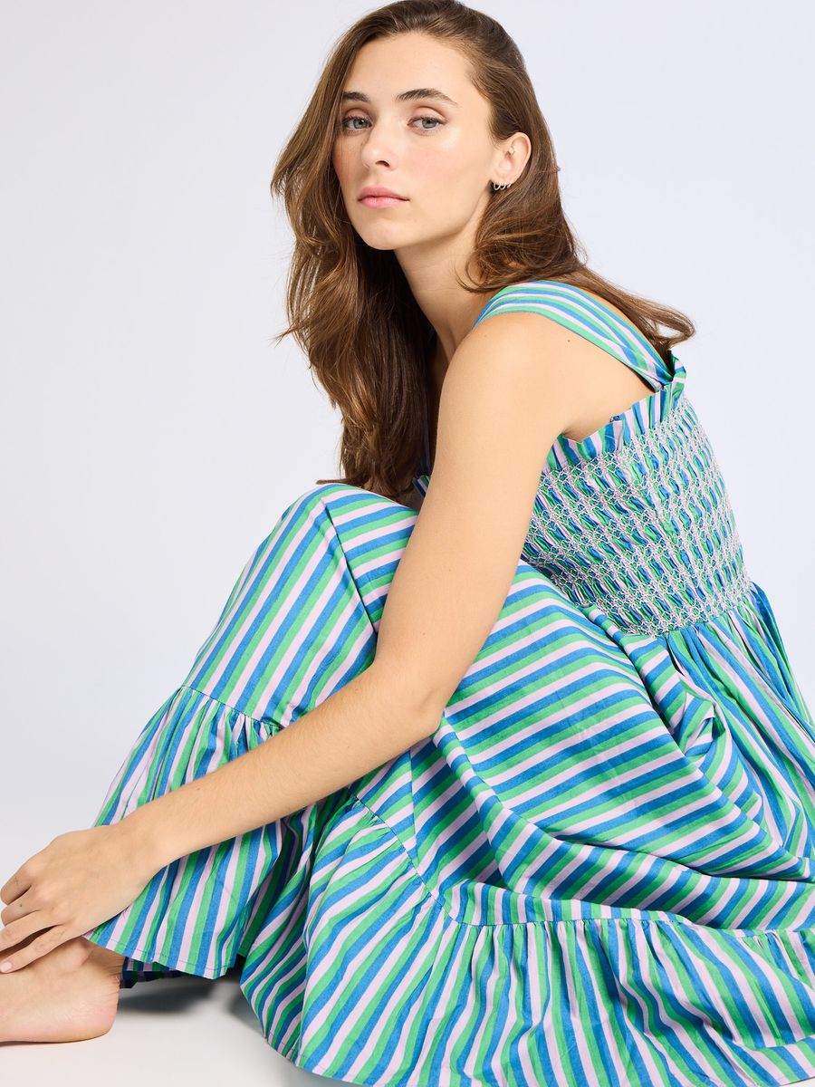 mille dress belted waist Mille Garden Dress - Printemps