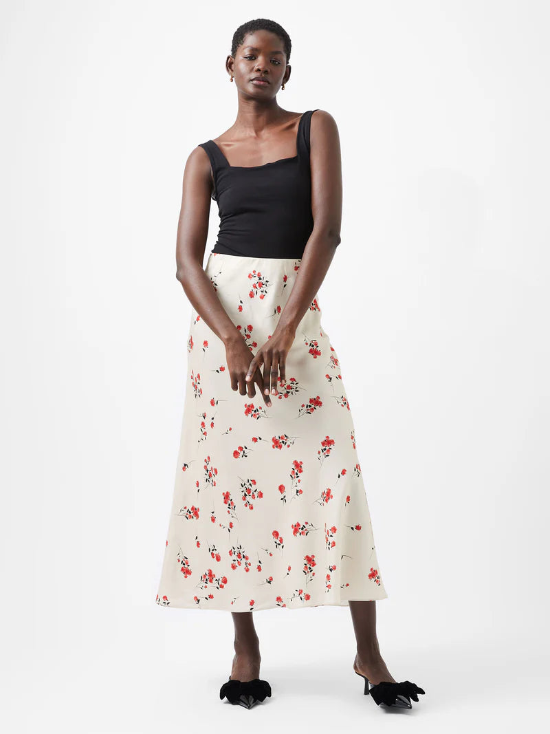 Floral skirt elegant best sale