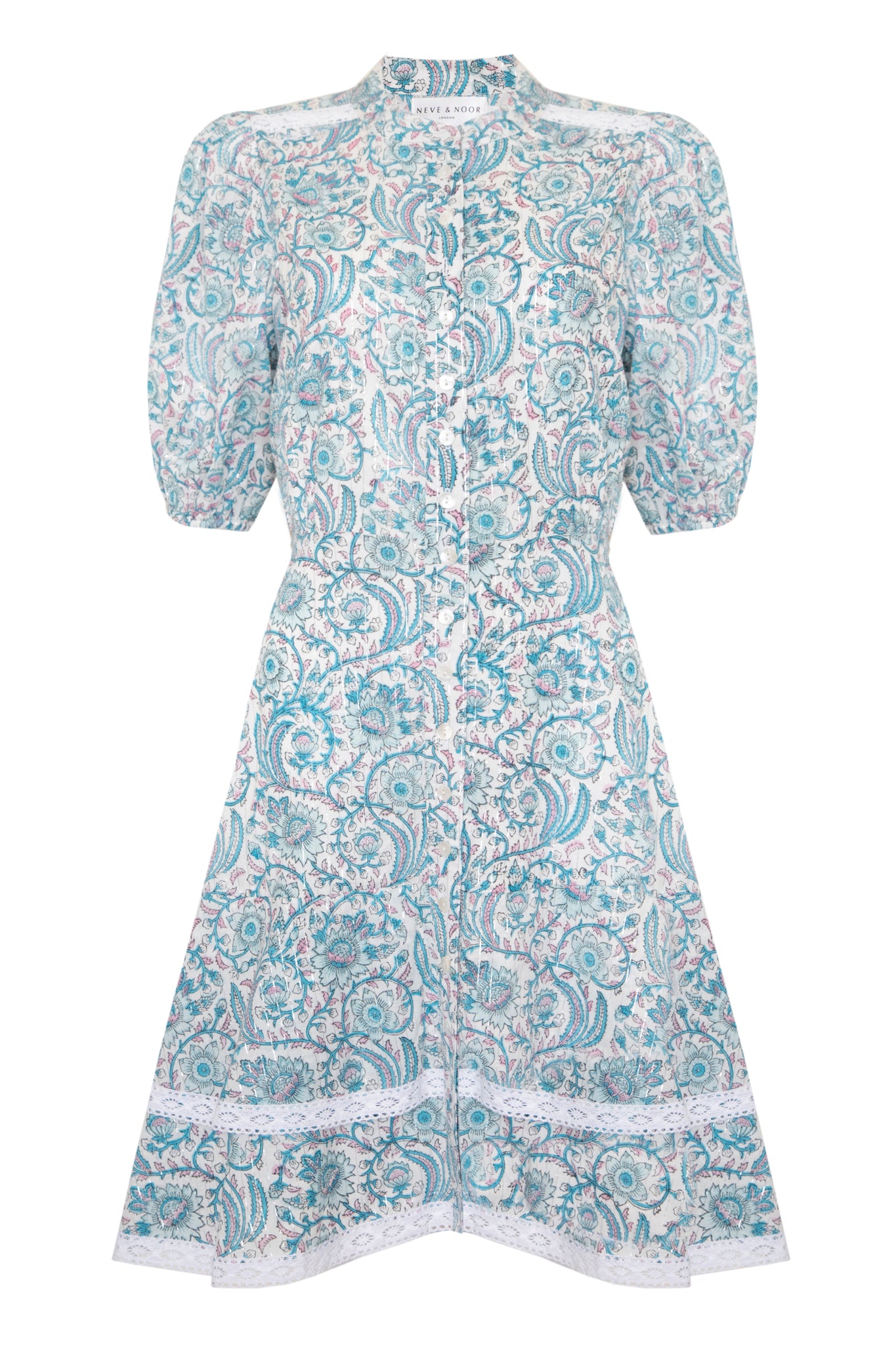Neve and Noor Isabelle Dress - Aquamarine