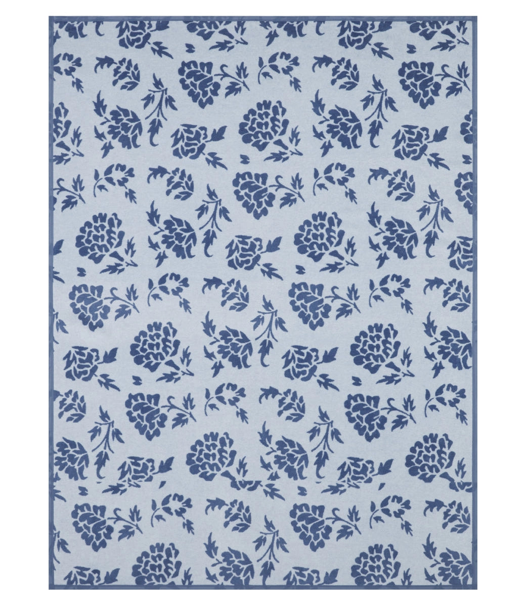 ChappyWrap Bouquet Block Print Blanket - Original Size