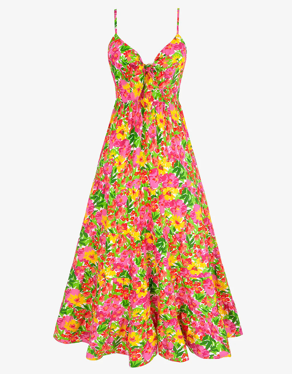 caterina dress in pink rose print The Caterina Dress in Pink Peony Print 14 / Pink Peony Print