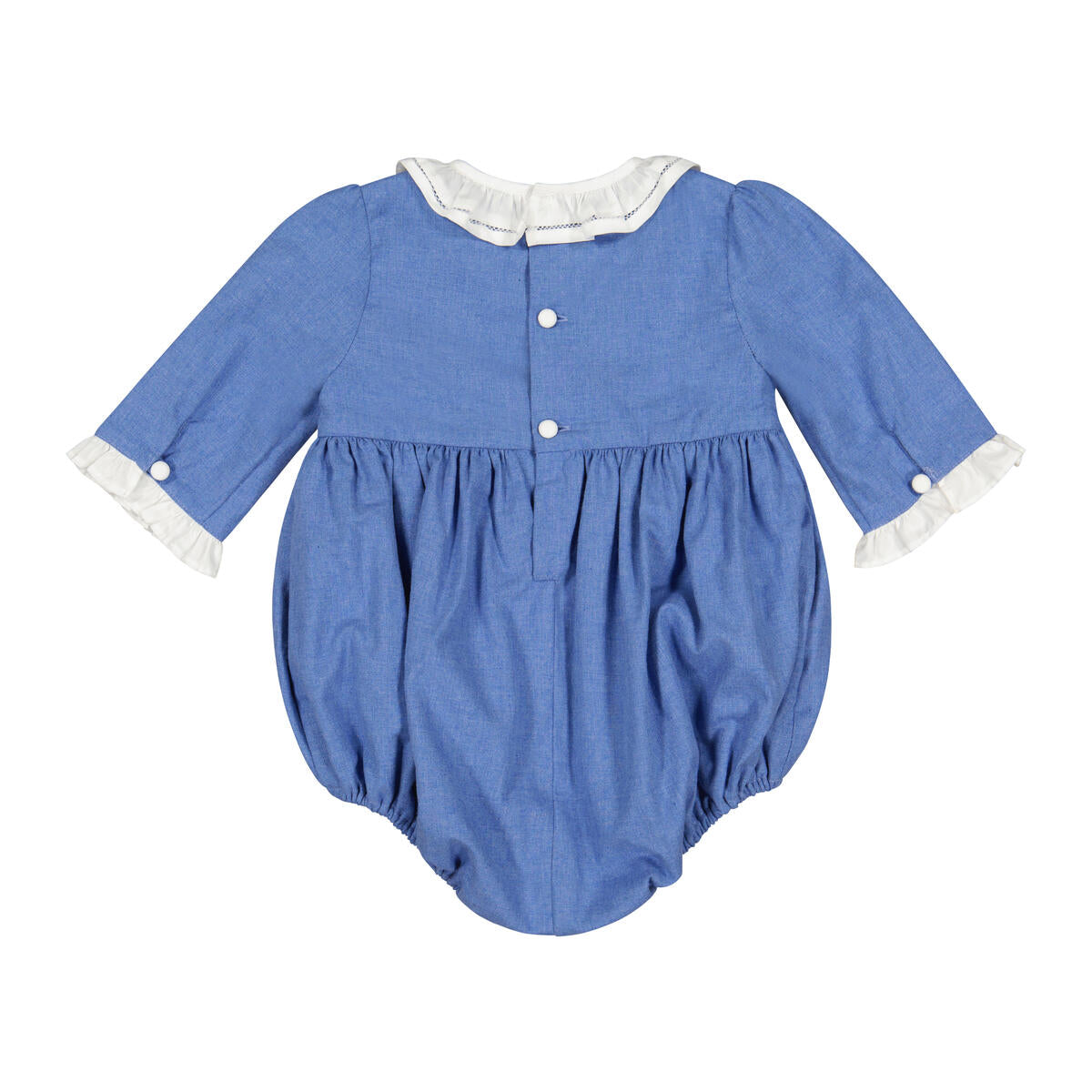 Antoinette Paris Heidi Long Sleeve Baby Bubble - Blue