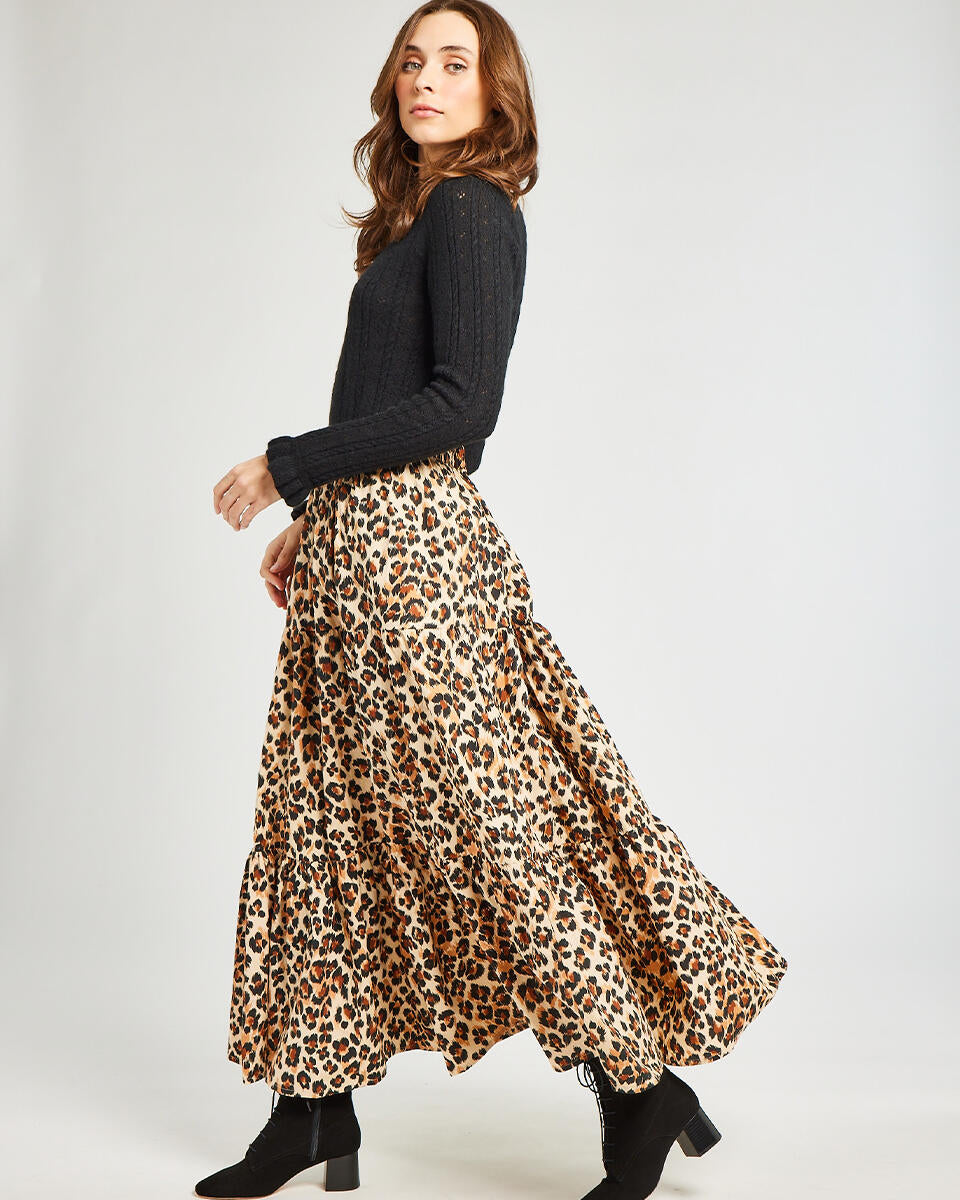 Mille Paola Skirt - Cheetah