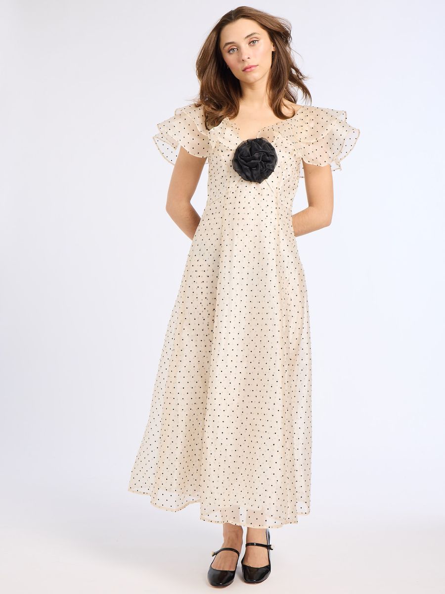 Mille Lucie Dress - Organza Dot