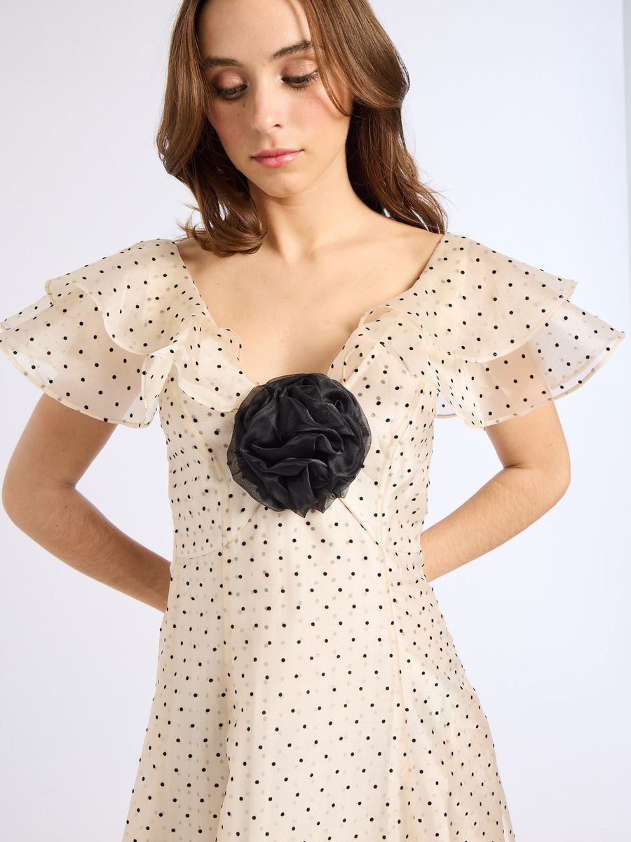 Mille Lucie Dress - Organza Dot