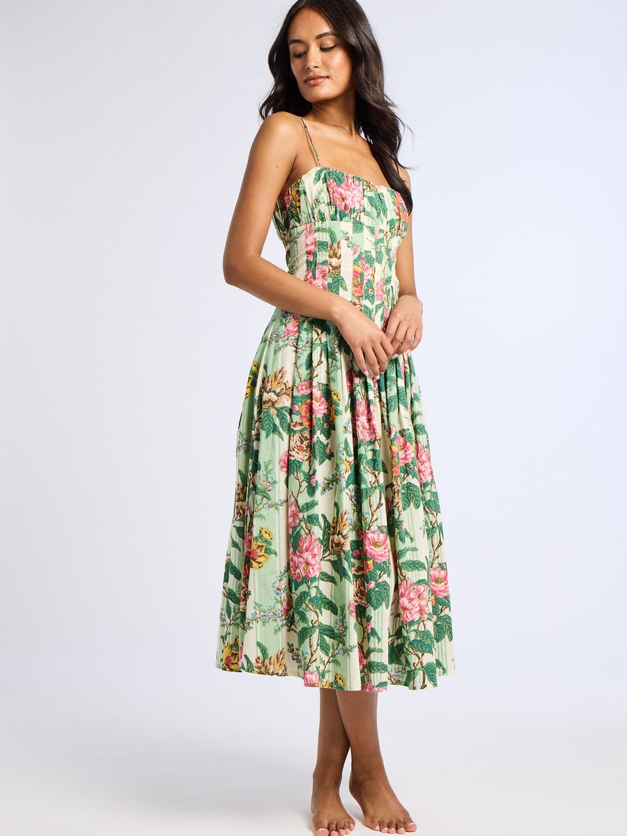 Mille Tully Dress - Garden Stripe