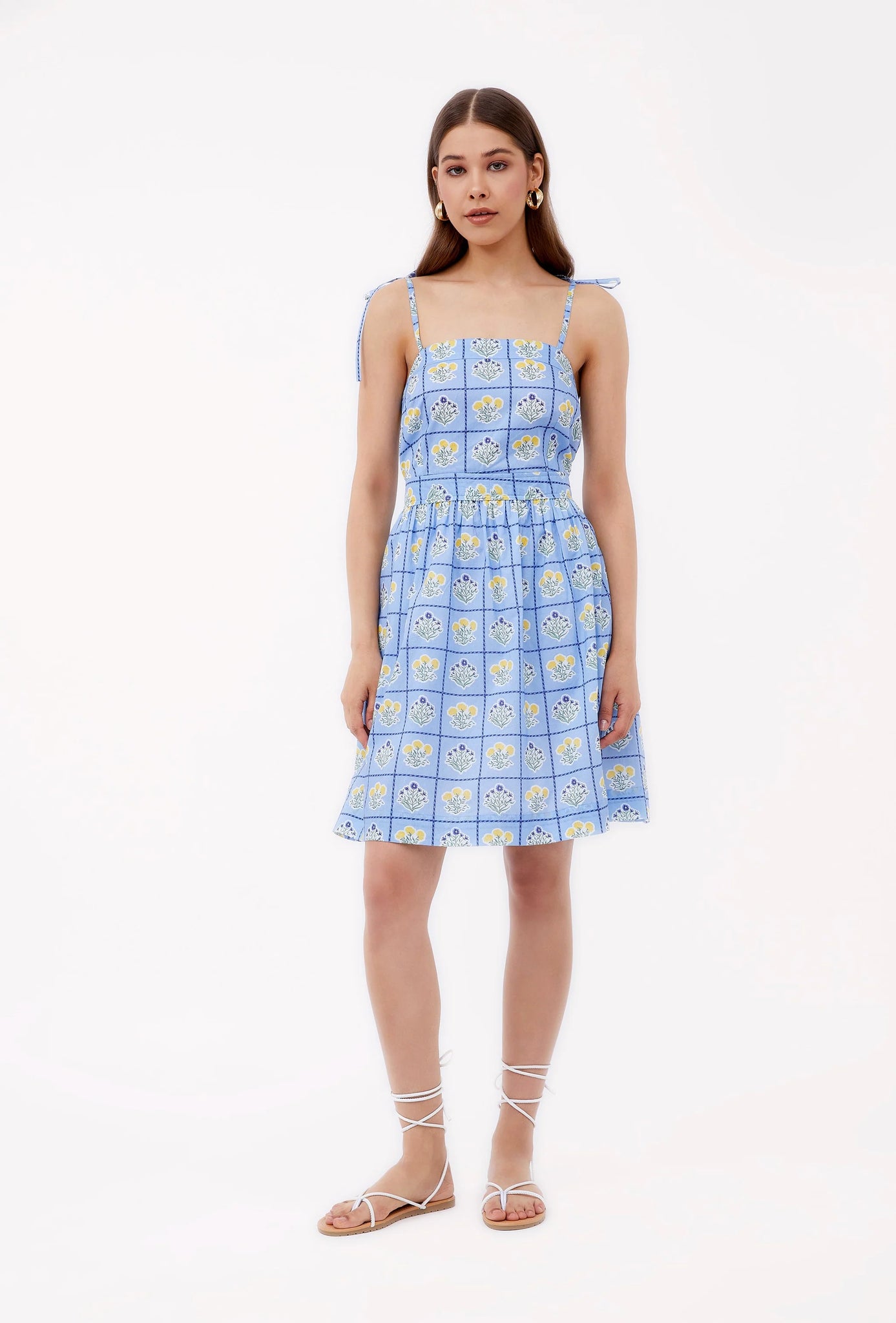 Beyond By Vera Alessia Dress - Positano Blue Batik Chicago Beyond By Vera Alessia Dress - Positano Blue Batik Chicago