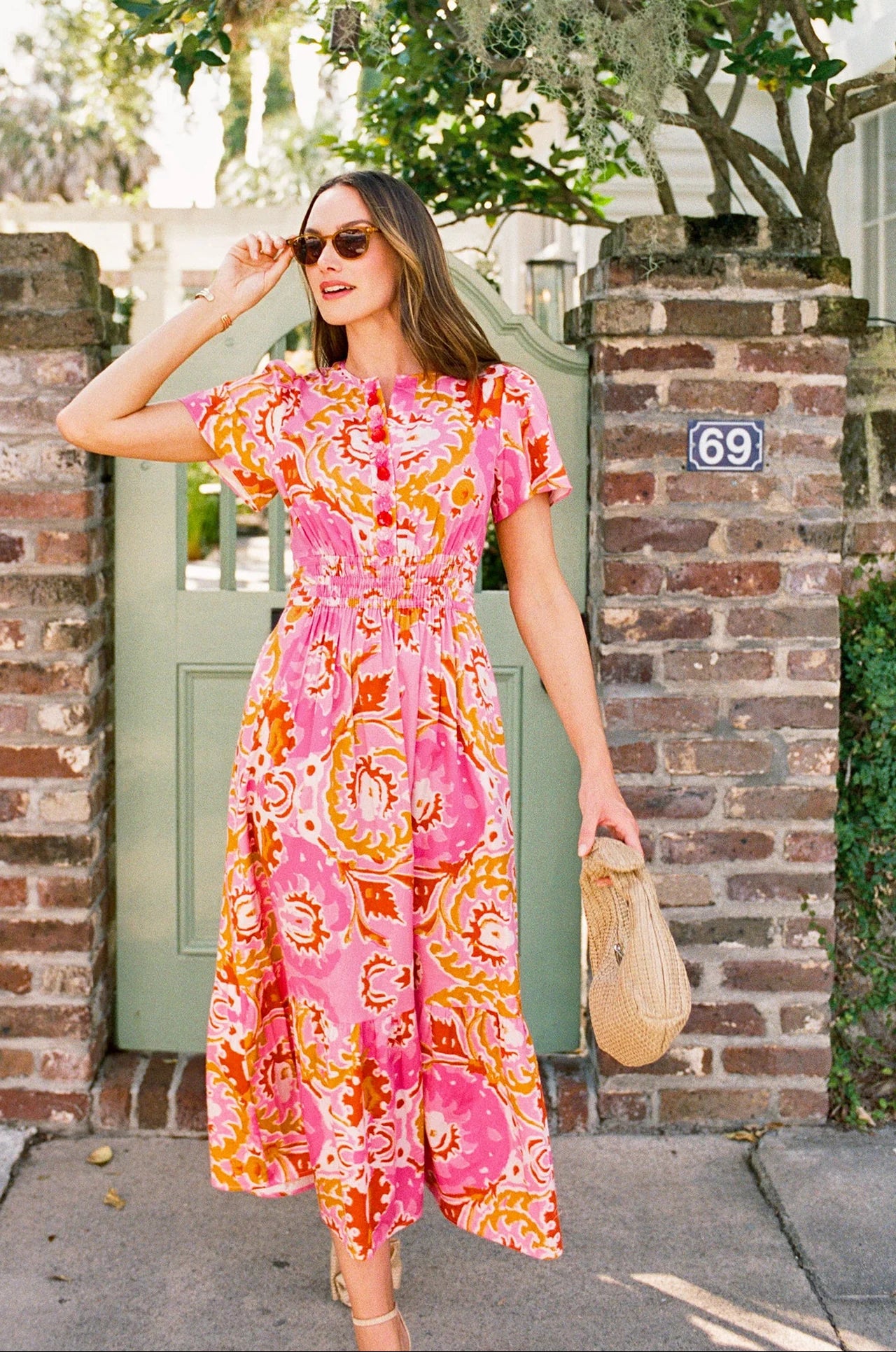 Sheridan French Eloise Dress - Positano Petal – Batik Chicago