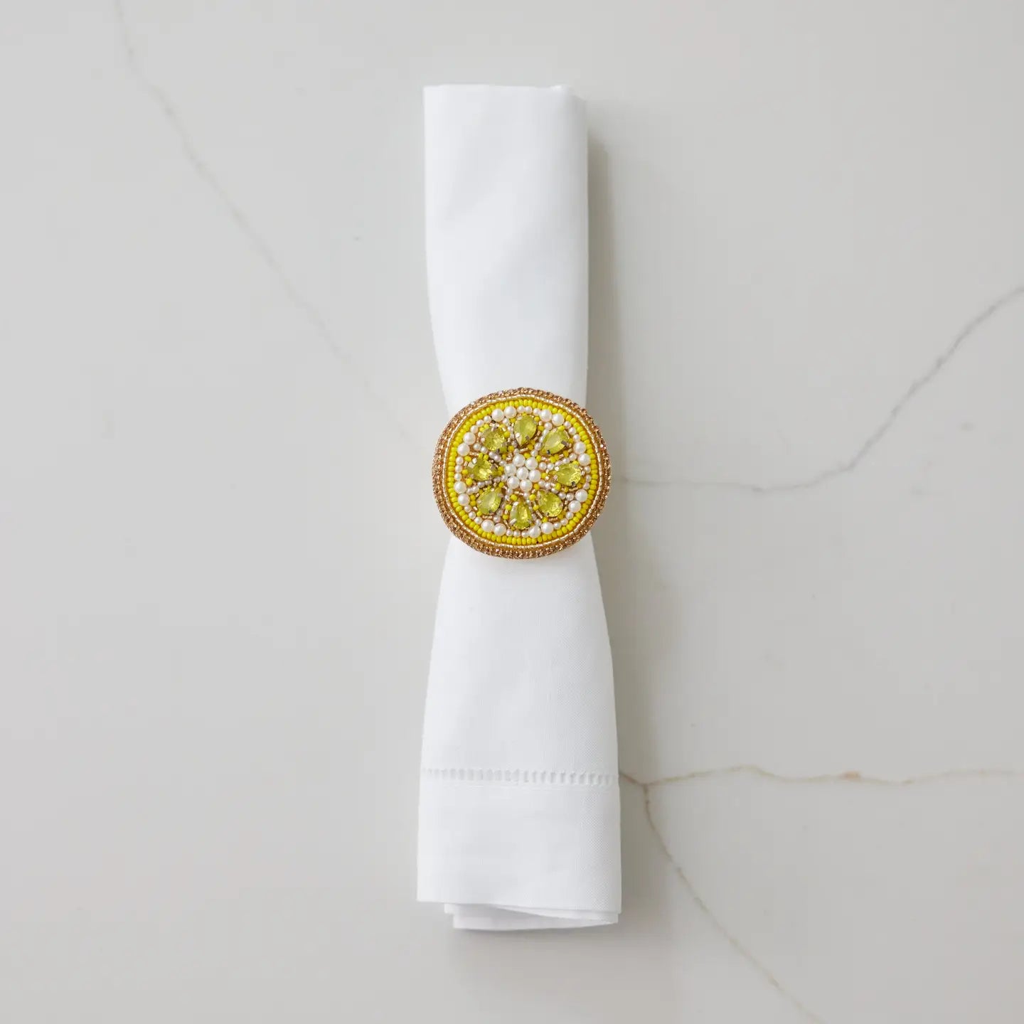 Beth Ladd Collections Lemon Slice Napkin Ring