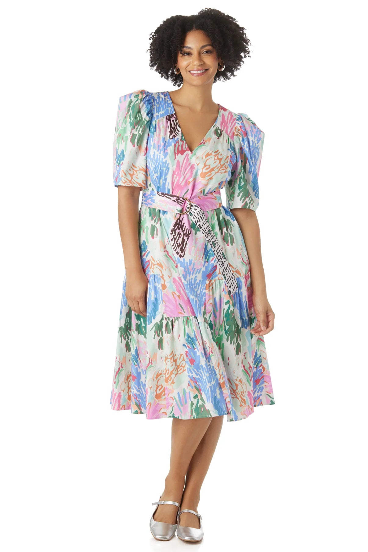 Crosby Odell Dress Painted Garden