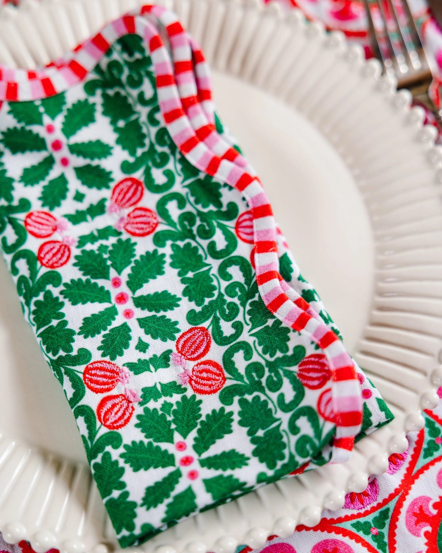 Furbish Studio Pomegranate Napkins (Set of 4)