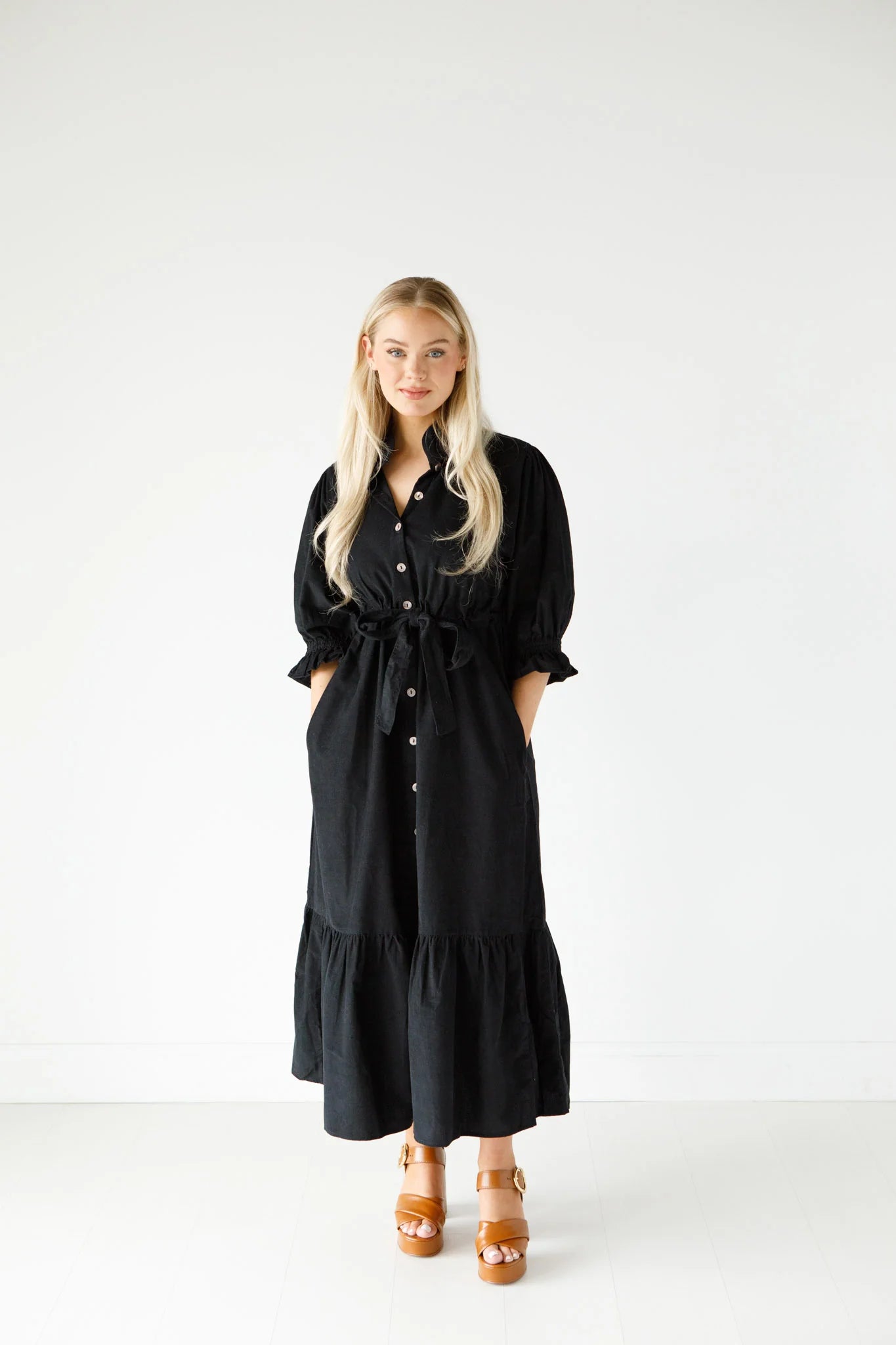 Holly Shae Catherine Dress - Black Cord