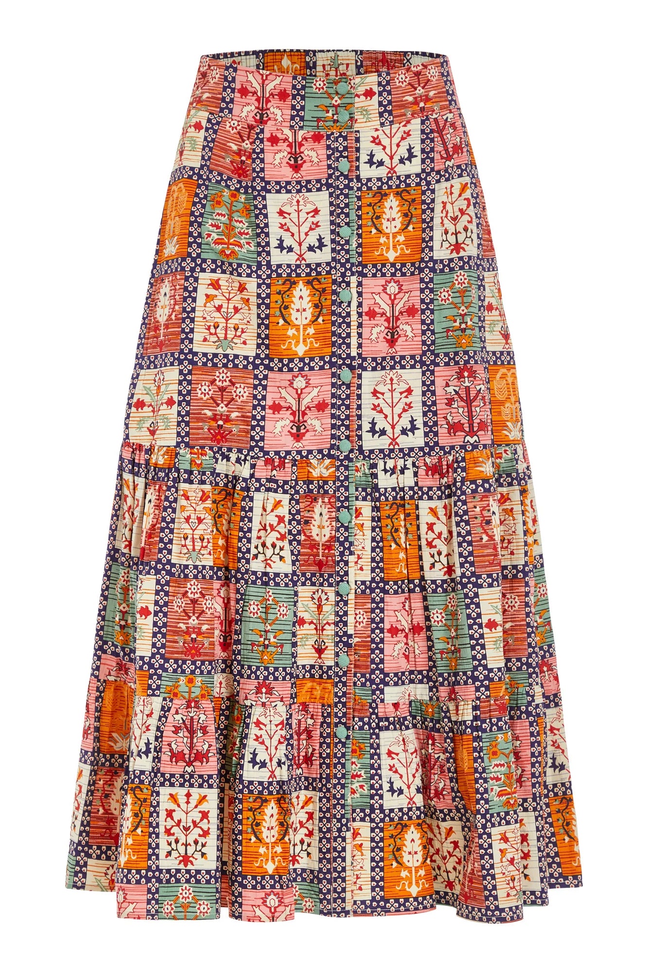 Olivia By Livro Eloise Skirt - Harvest Grid