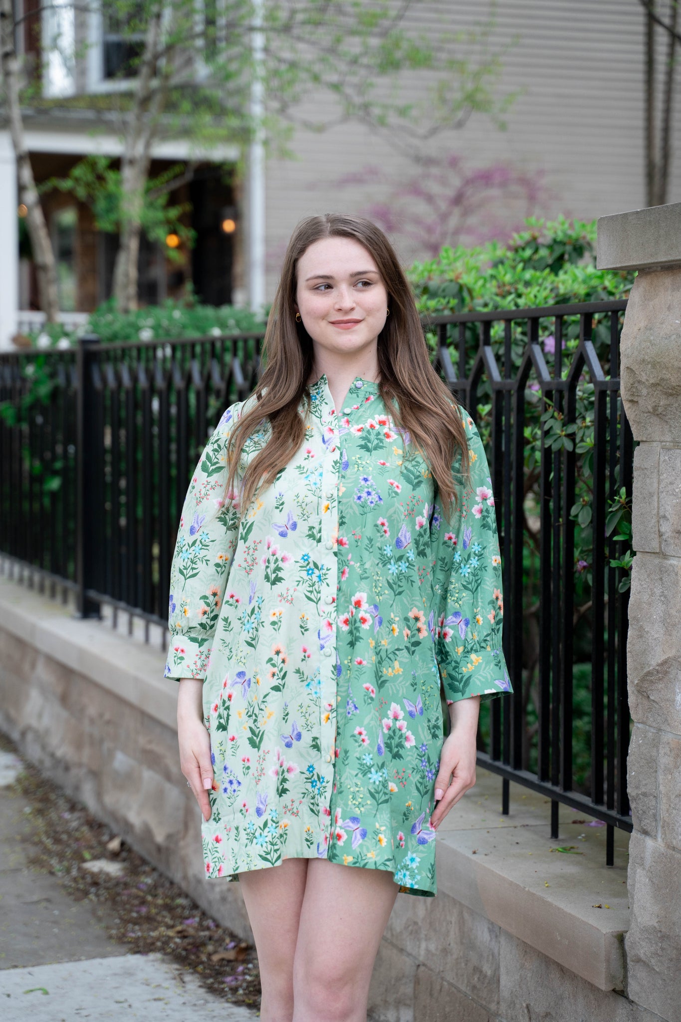 Double A Paloma Dress - Mixed Botanical