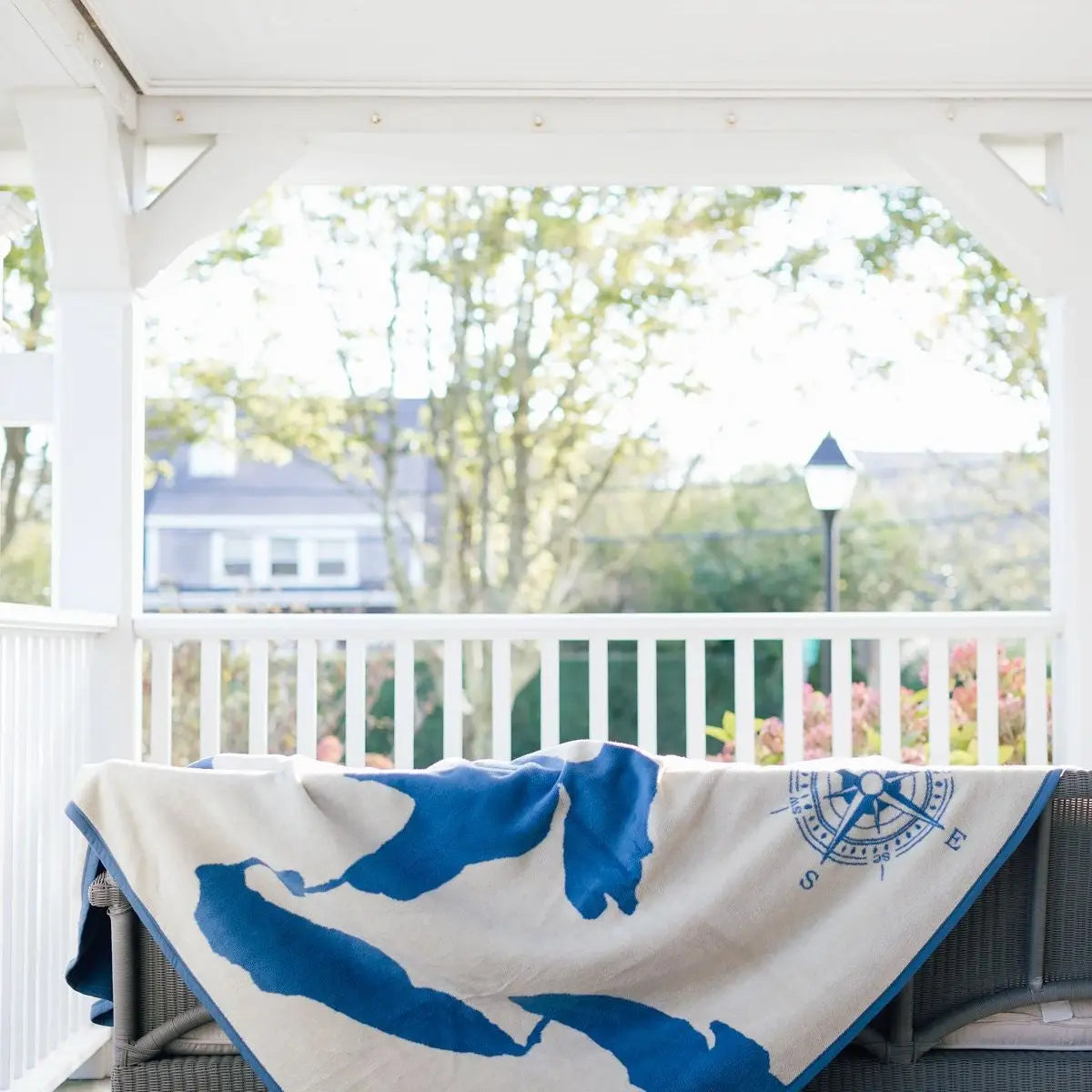 ChappyWrap Great Lakes Map Blanket - Original Size