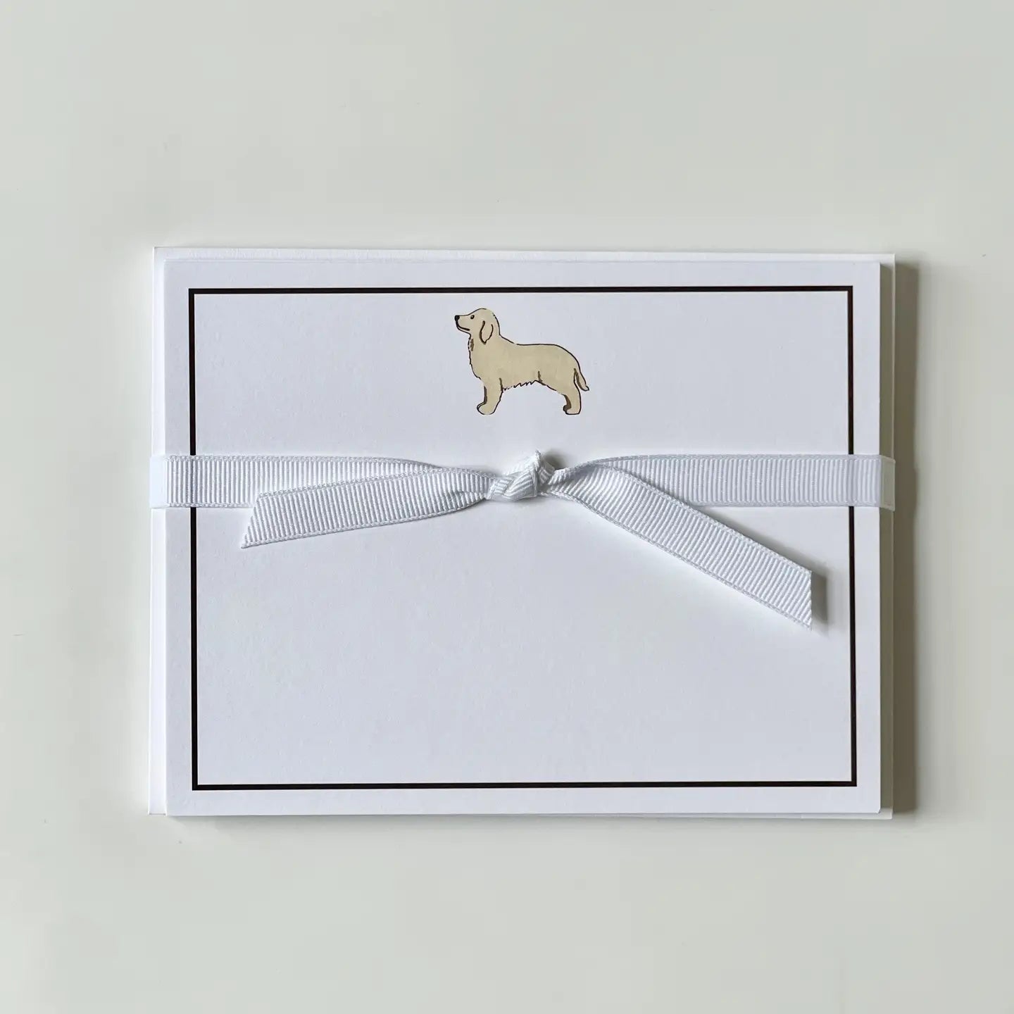 Georgetown Paperie Golden Retriever Flat Note Cards