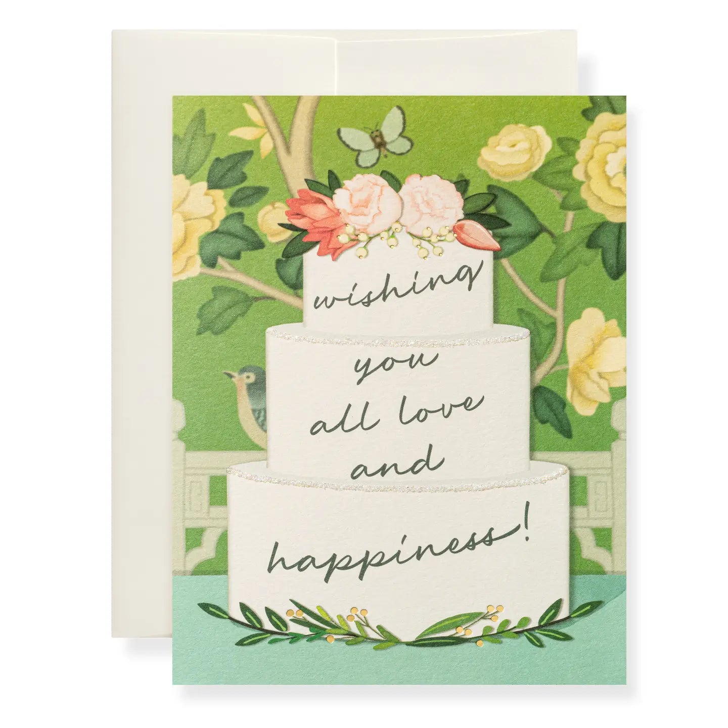 Karen Adams Wedding Cake Greeting Card