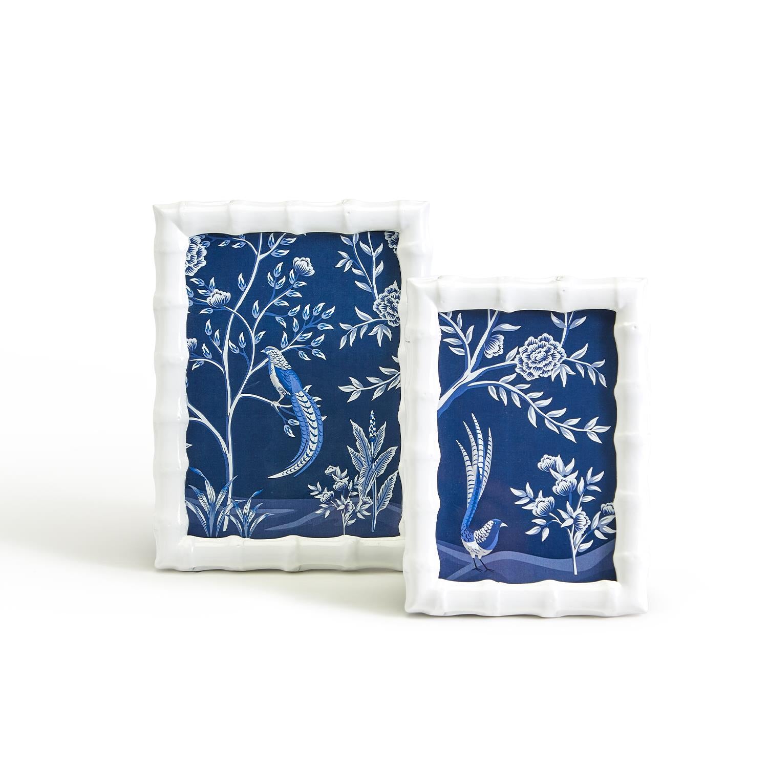 Two's Company Aviary Faux Bamboo Frame