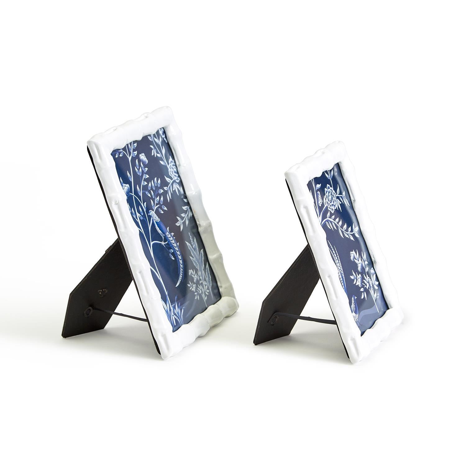 Two's Company Aviary Faux Bamboo Frame