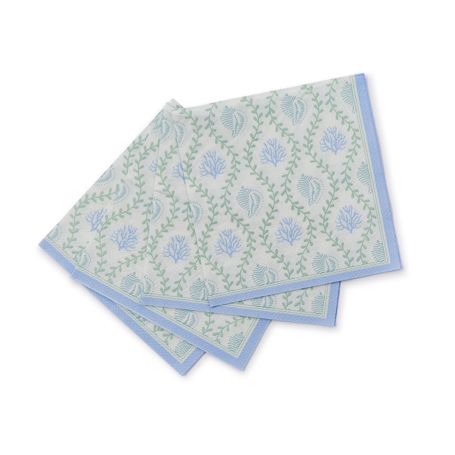 Two's Company Coastal Cocktail Napkins