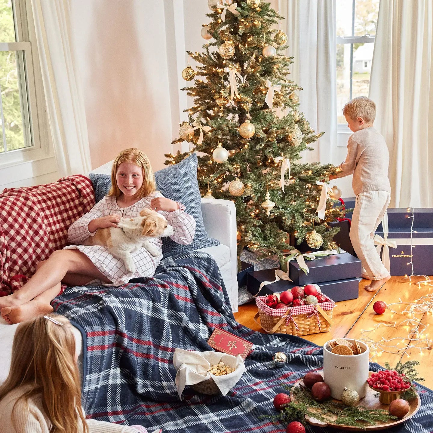 ChappyWrap Quinn Plaid Blanket - Original Size