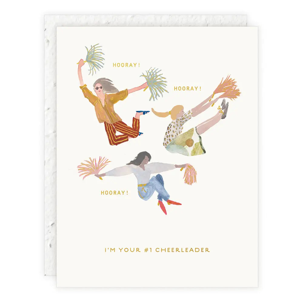 Seedlings #1 Cheerleader Congratulations Card