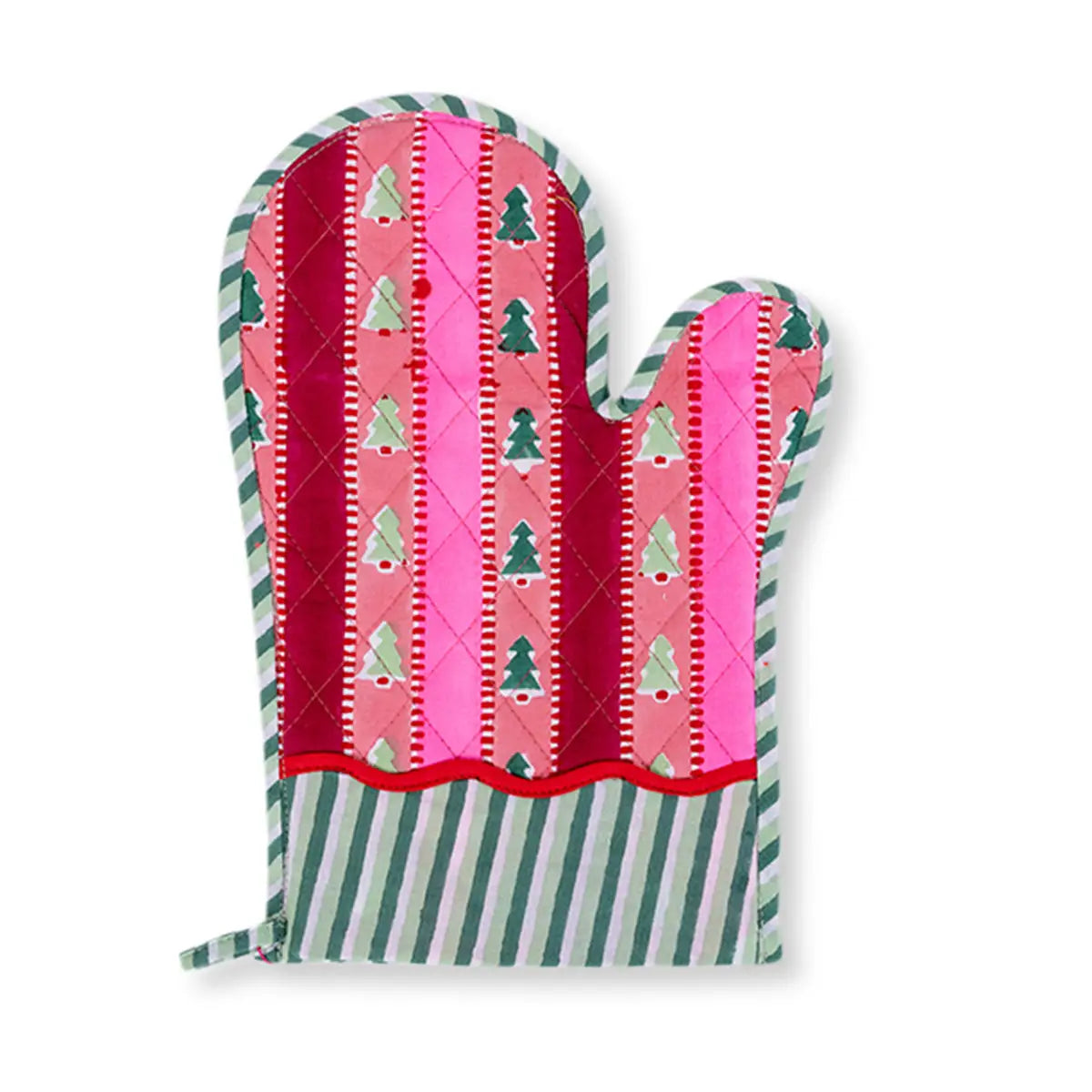 Furbish Studio Snowwood Stripe Oven Mitt