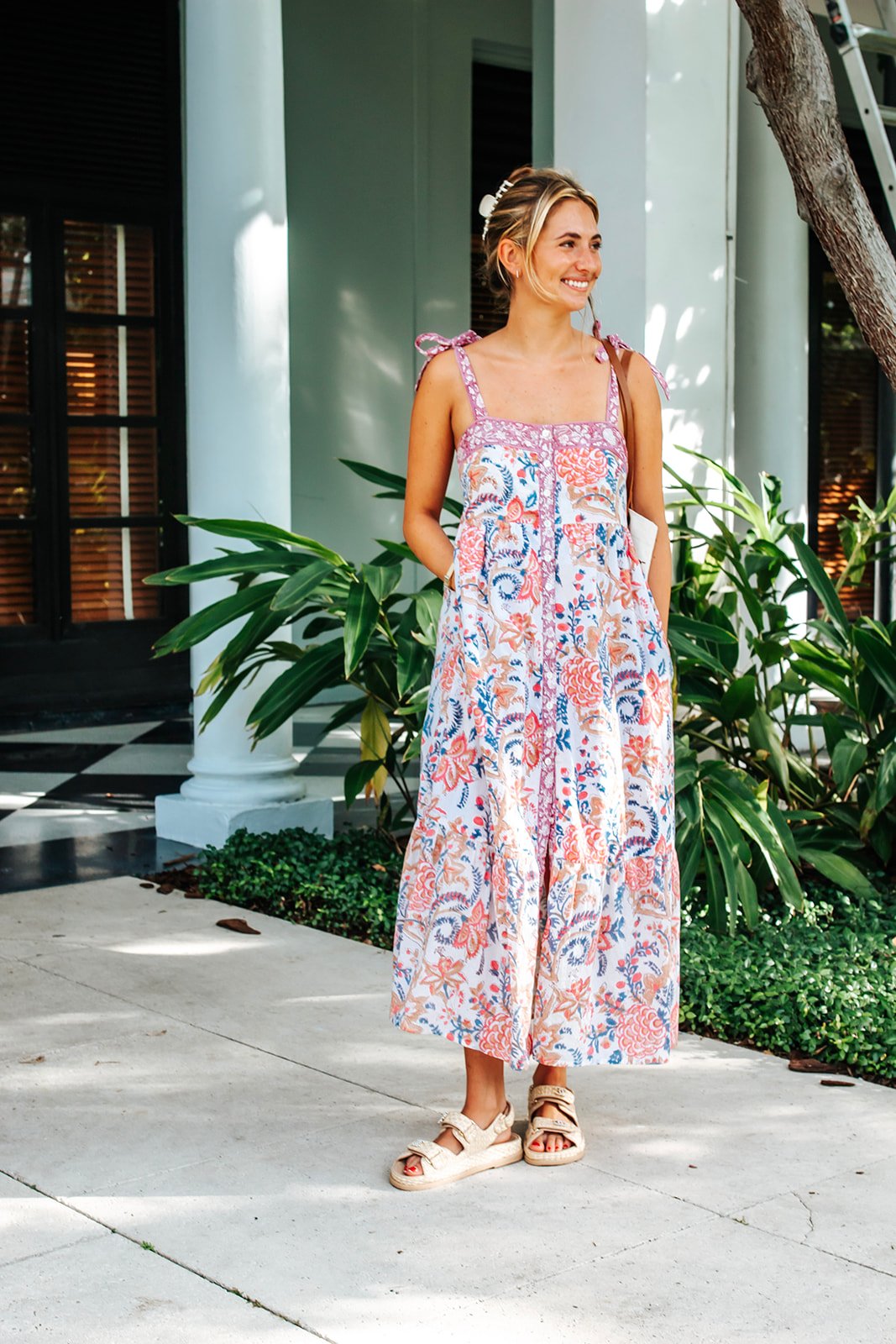 Perry Walker Julie II Dress - White Floral