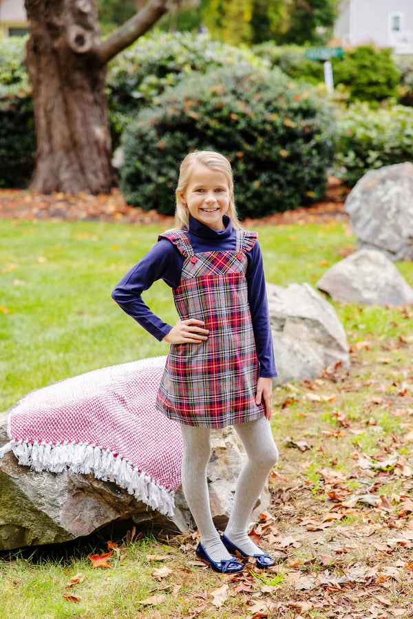 The Beaufort Bonnet Company Tatum's Turtleneck Onesie - Nantucket Navy