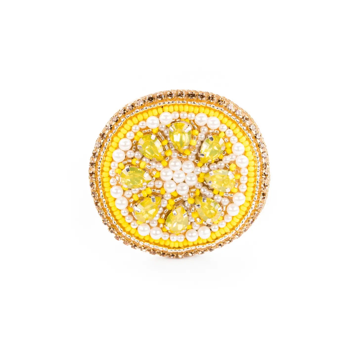 Beth Ladd Collections Lemon Slice Napkin Ring