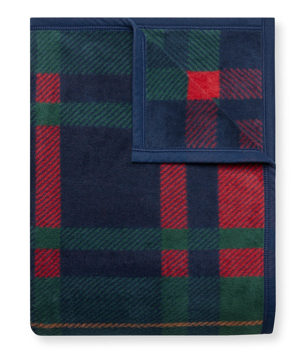 ChappyWrap Sebago Tartan Navy Blanket - Original Size