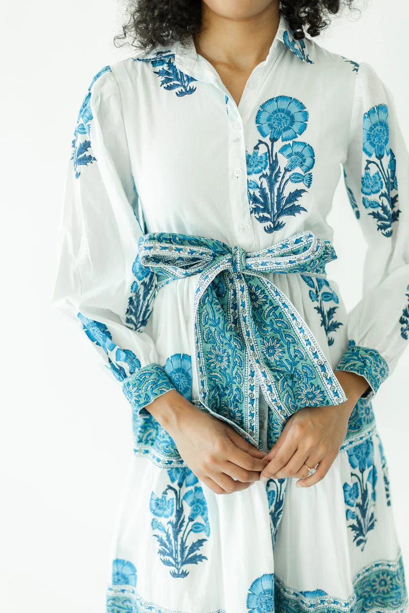 Victoria Dunn Rose Dress - Blue Bird Batik Chicago Victoria Dunn Rose Dress - Blue Bird Batik Chicago