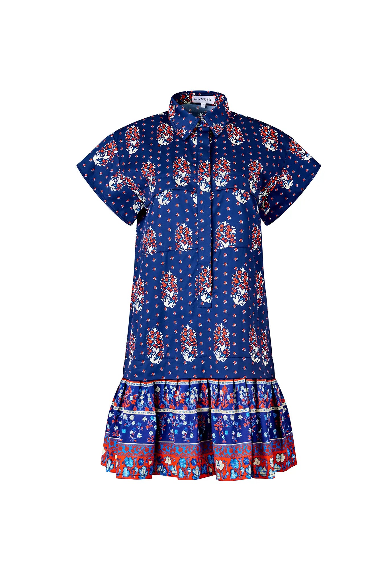 Hunter Bell Addison Dress - Fall Floral Navy