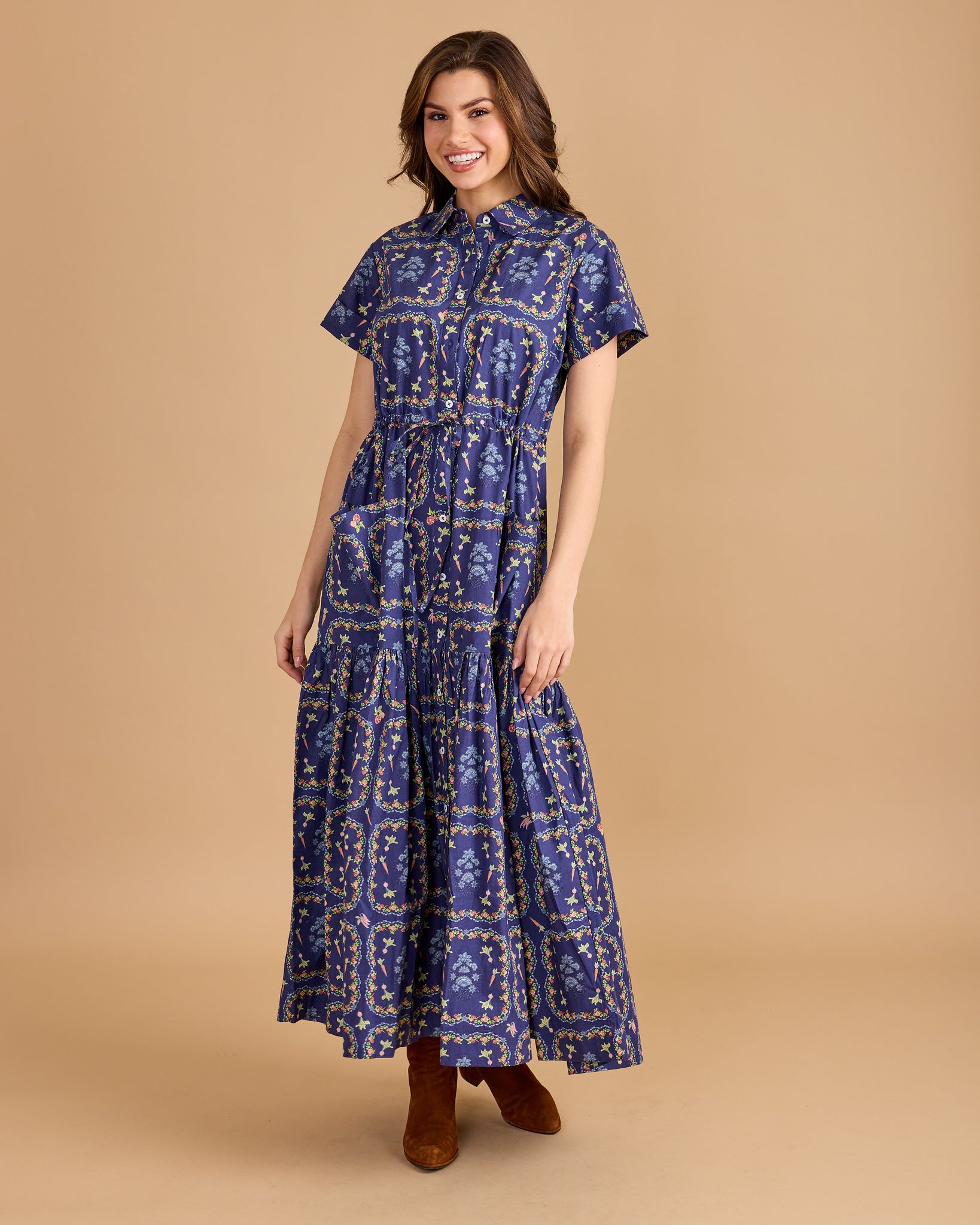 Double A Lucie Dress - Harvest Patch