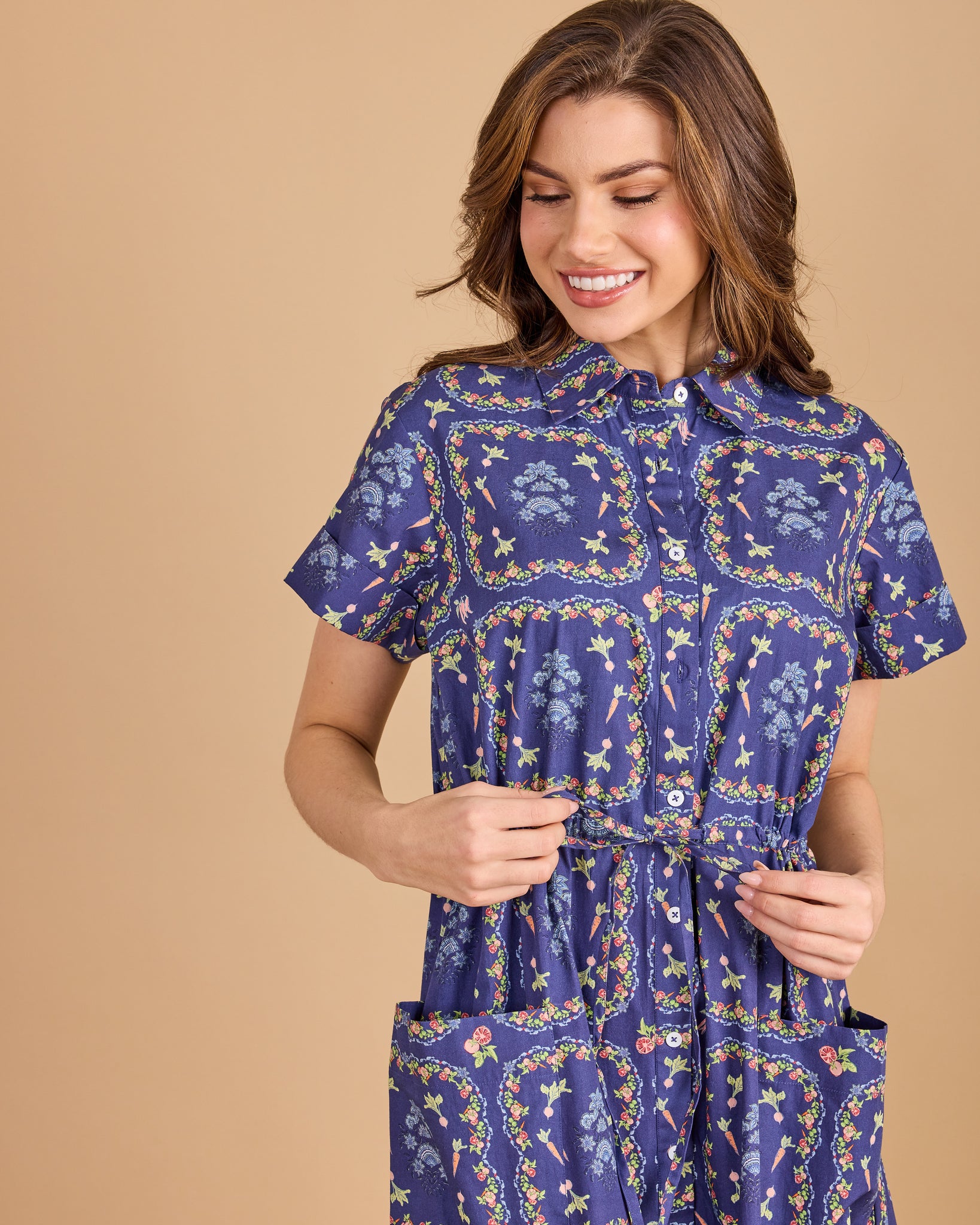 Double A Lucie Dress - Harvest Patch