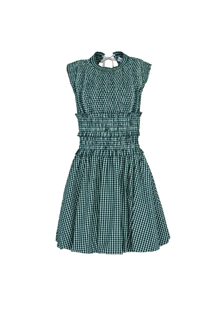 Hunter Bell Anita Dress - Green & White Gingham
