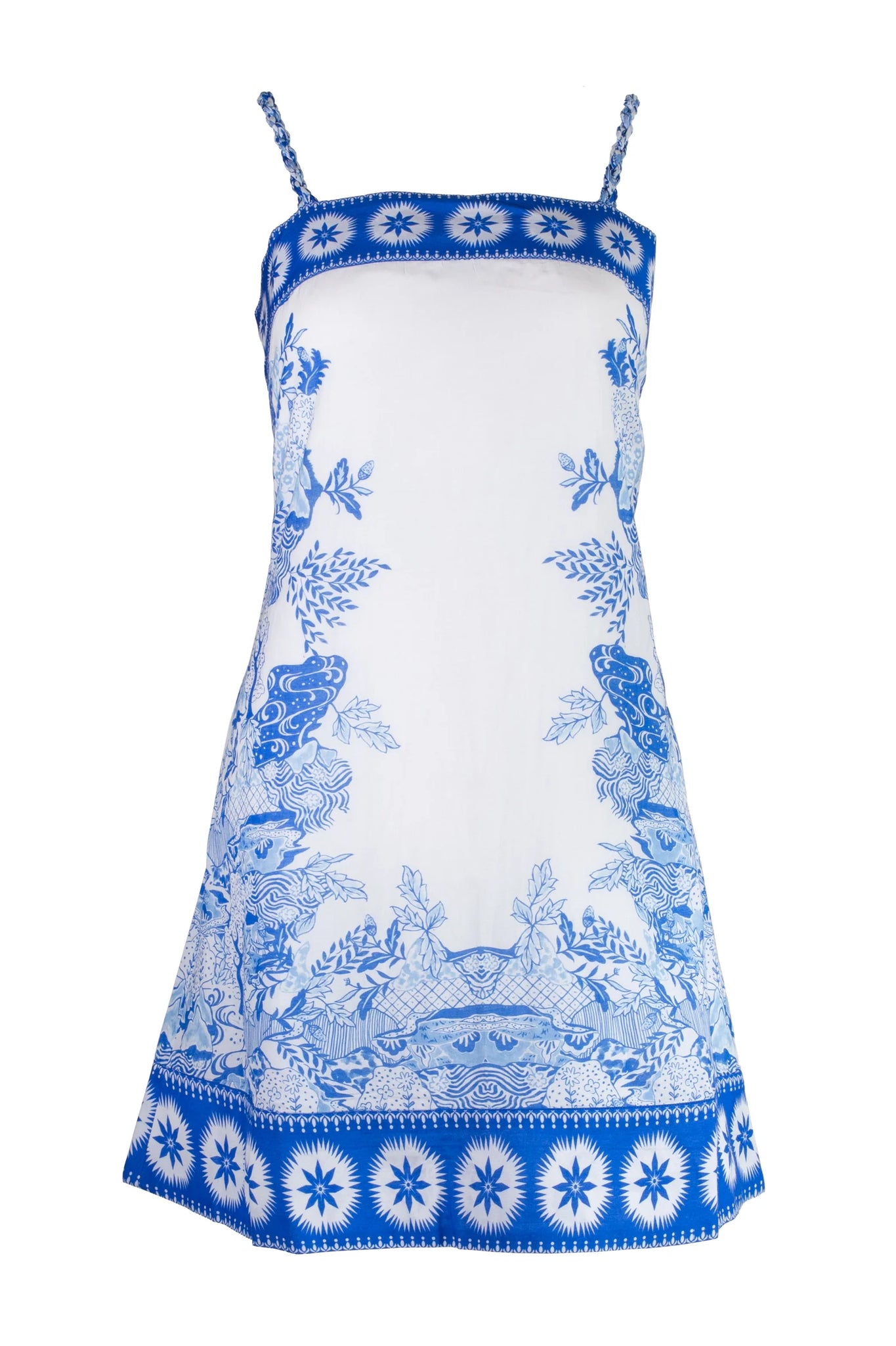 Anna Cate Fleur Dress - Blue Forest