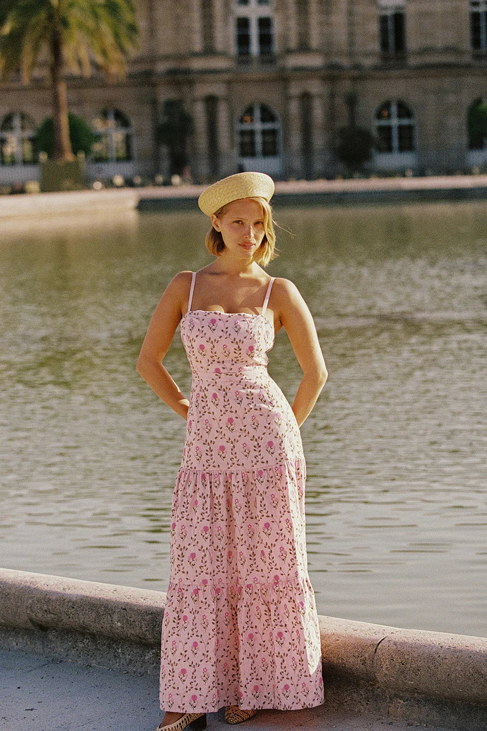 Palm Noosa Kira Maxi Dress - Luxembourg Tile – Batik Chicago