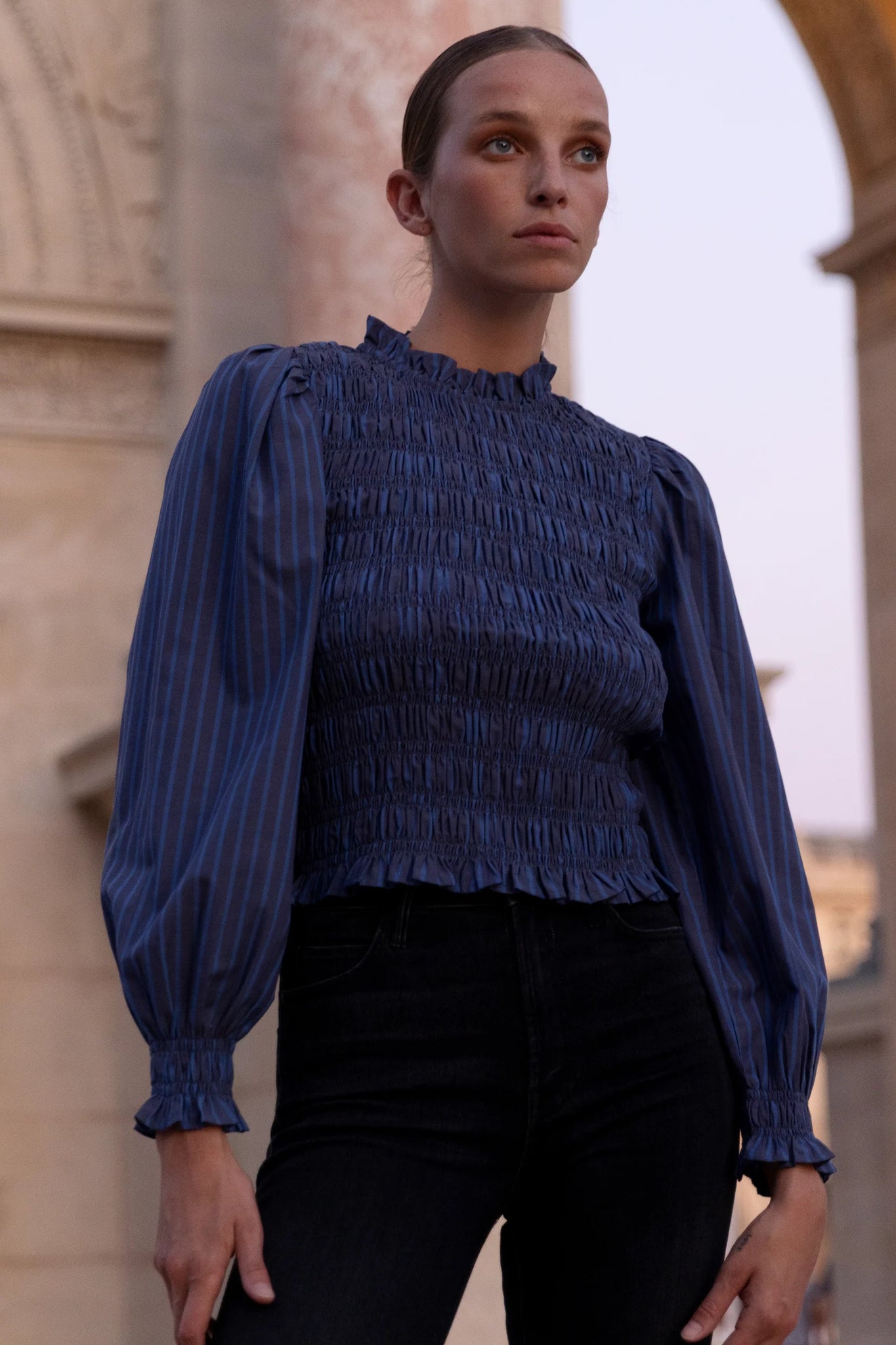 Oliphant Willow Top - Morgan Blue