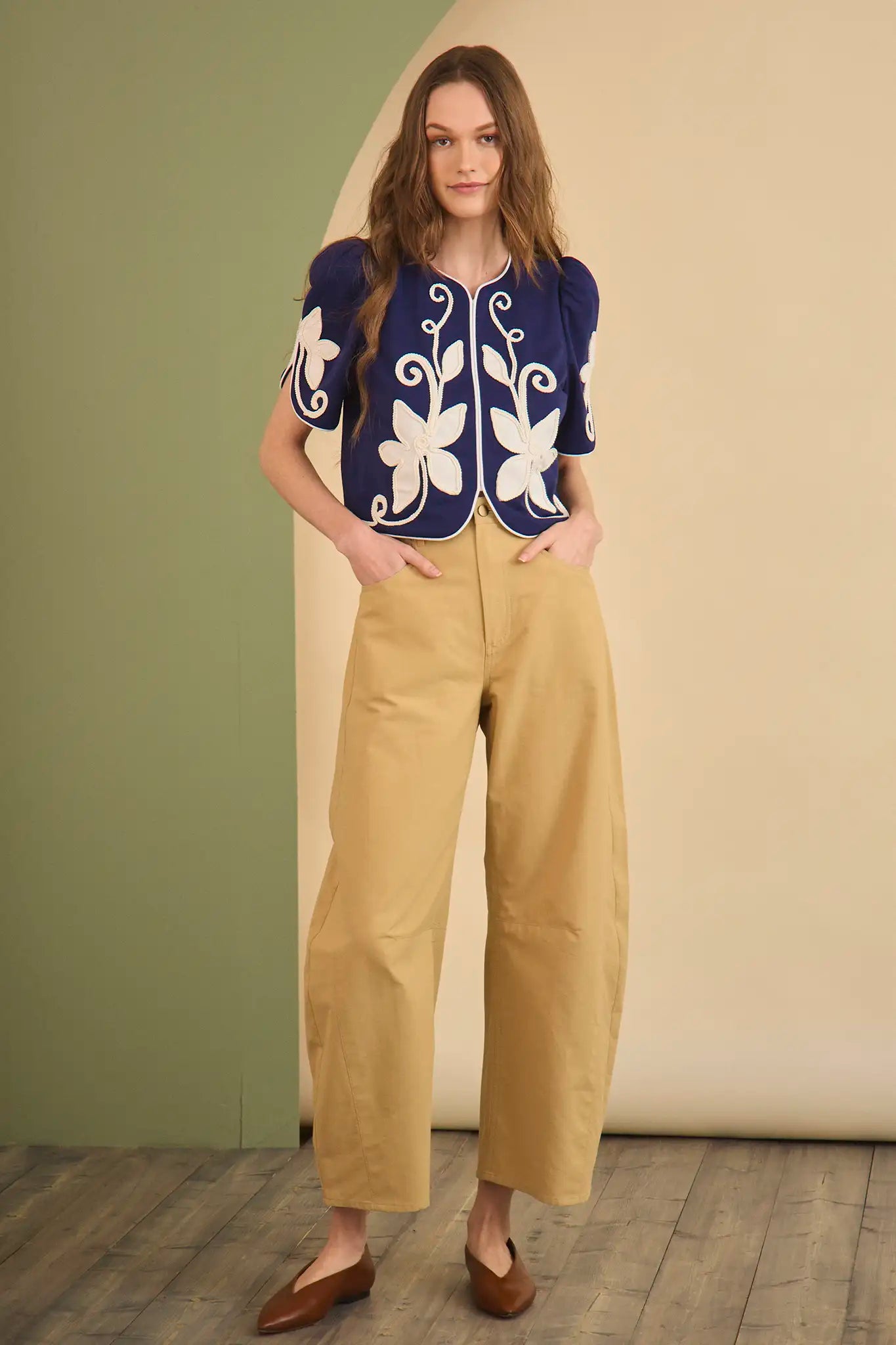 Hunter Bell Beeson Top - Navy