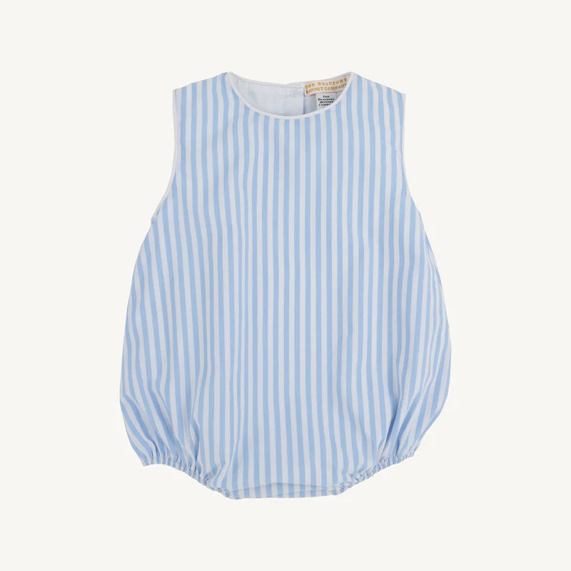 The Beaufort Bonnet Company Benjamin Bubble - Beale Street Blue Stripe/ Worth Avenue White