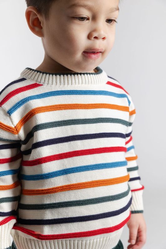 Florence Eiseman Sweater w/ Raised Stripes