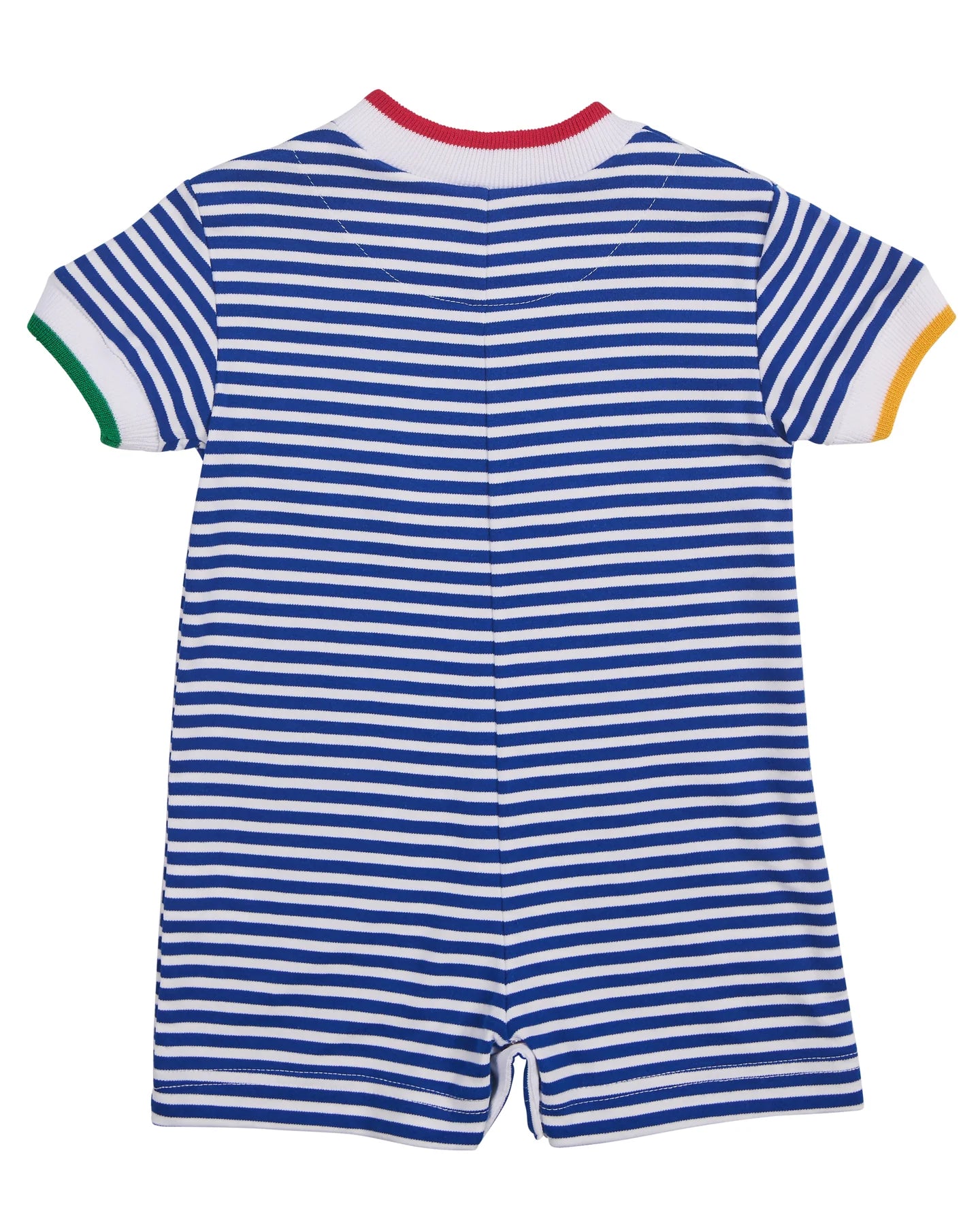 Florence Eiseman Stripe Knit Shortall w/ Lobster & Sand Toys