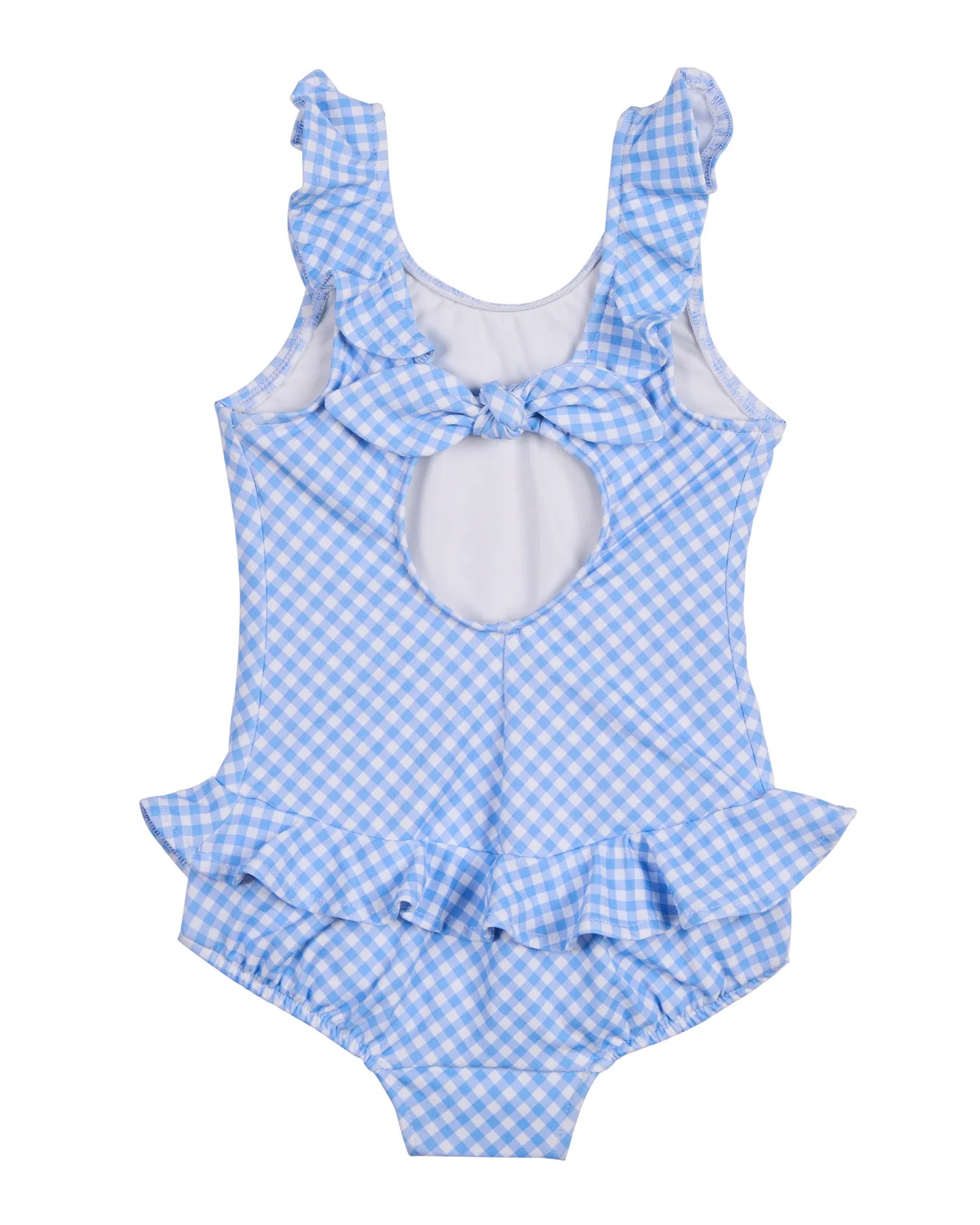 Florence Eiseman Gingham Swimsuit w/ Flowers