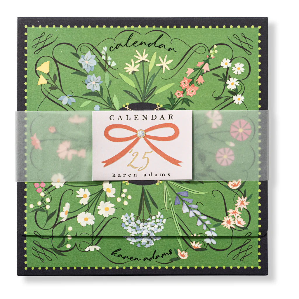 Karen Adams 2025 Classic Desk Calendar Refill Batik Chicago