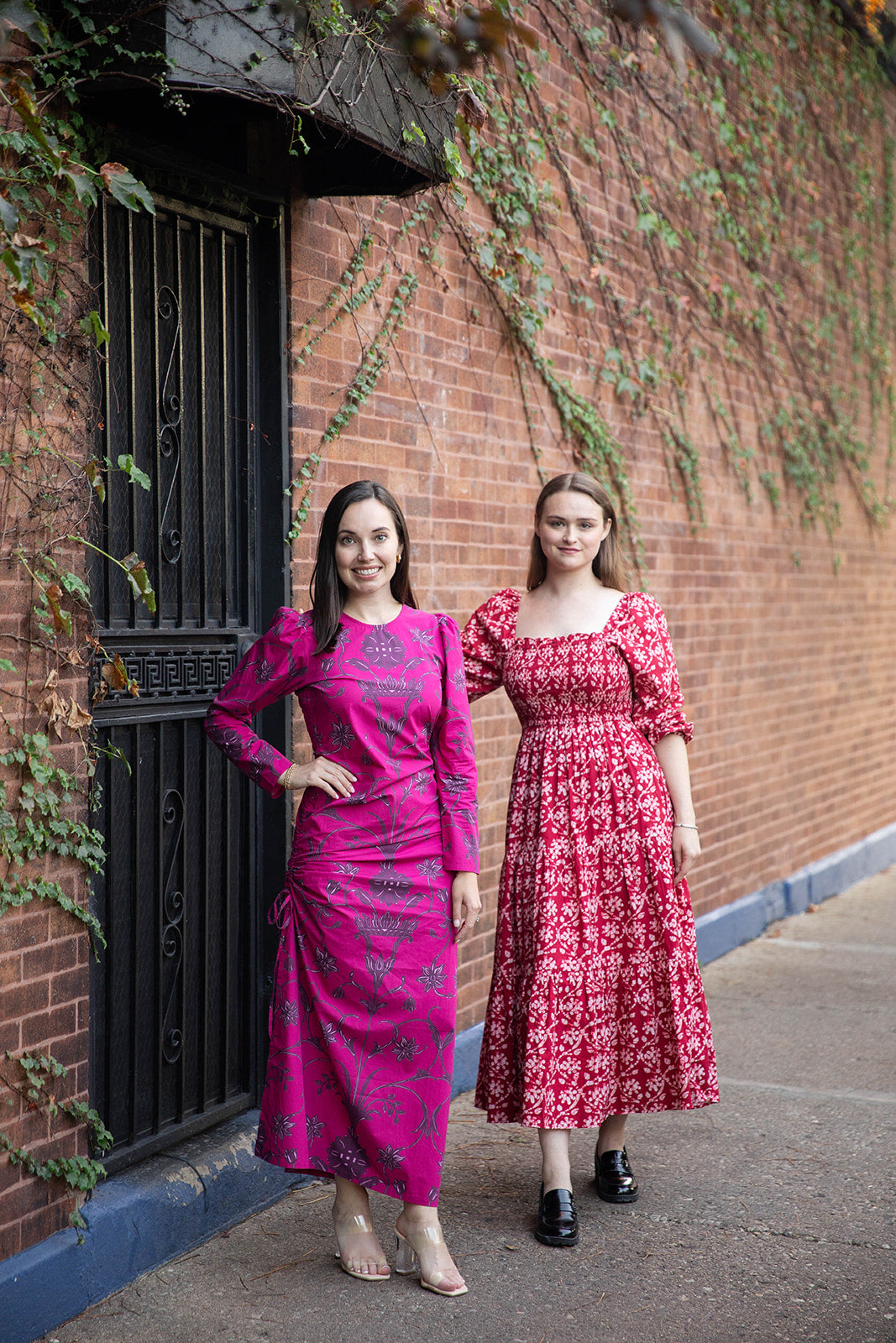 Pink City Prints Cindy Dress - Scarlet Forest – Batik Chicago