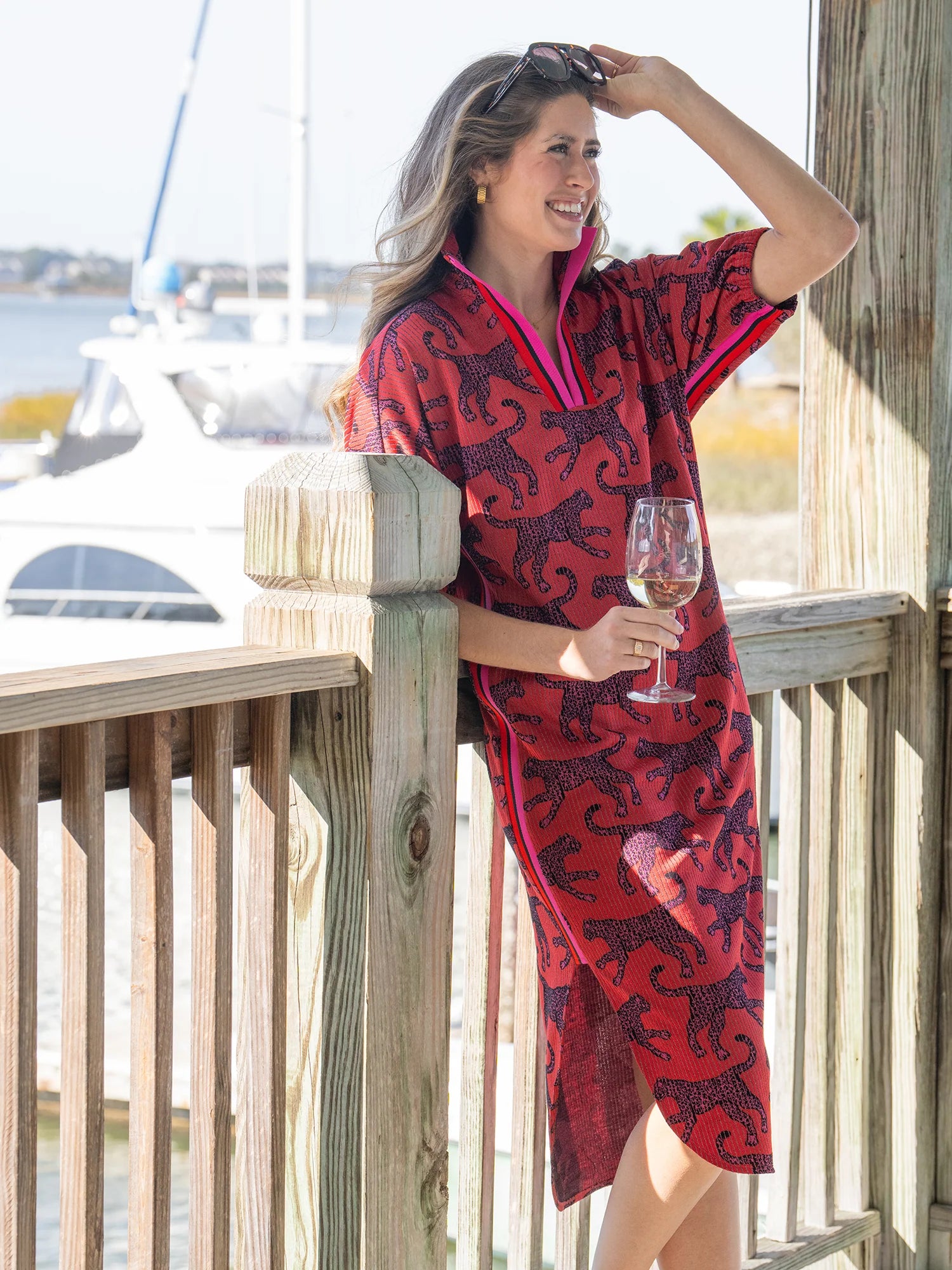 Emily McCarthy Poppy Caftan - Jaguar Sport