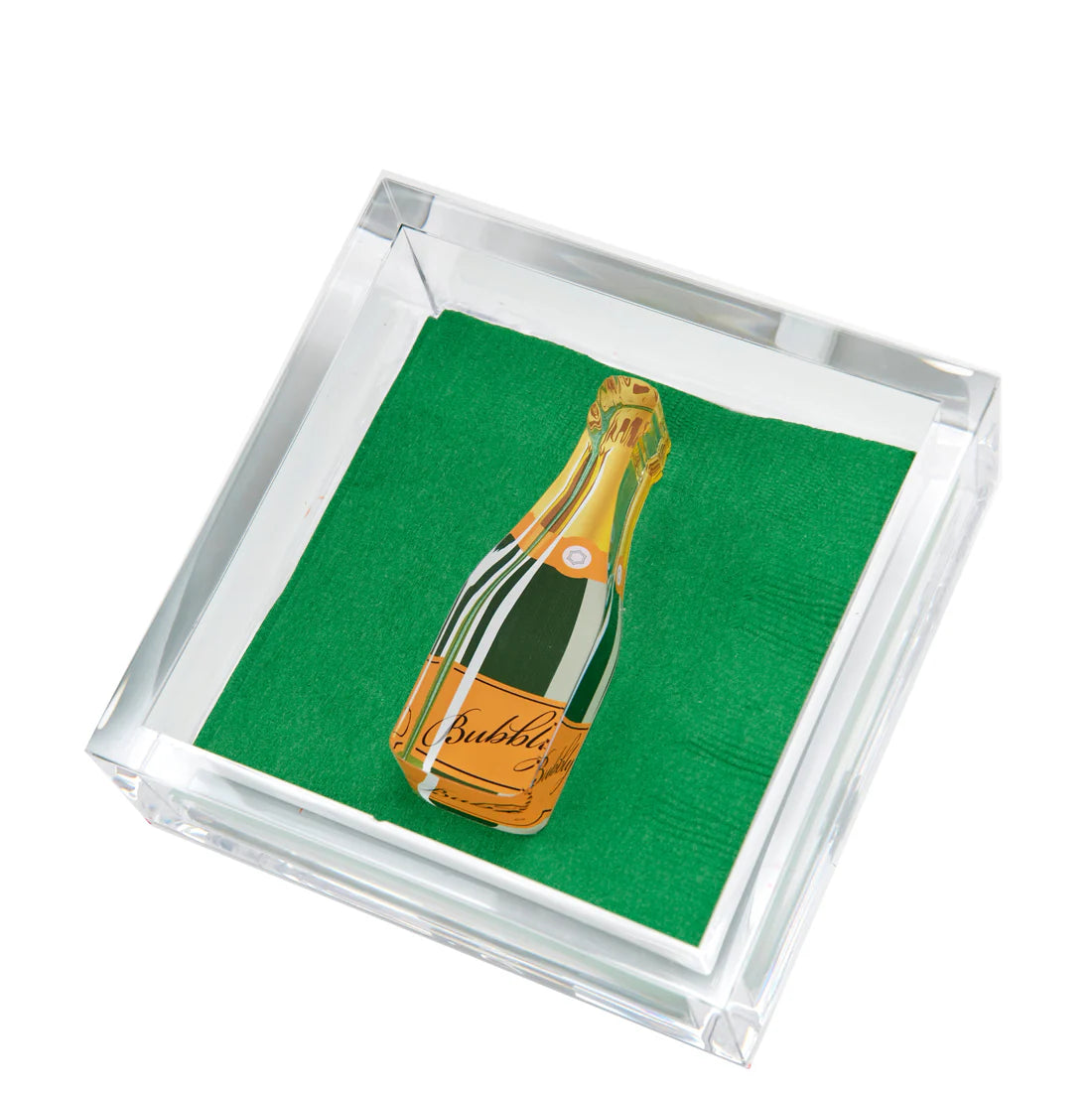 Tara Wilson Designs Cocktail Napkin Holder - Bubbly