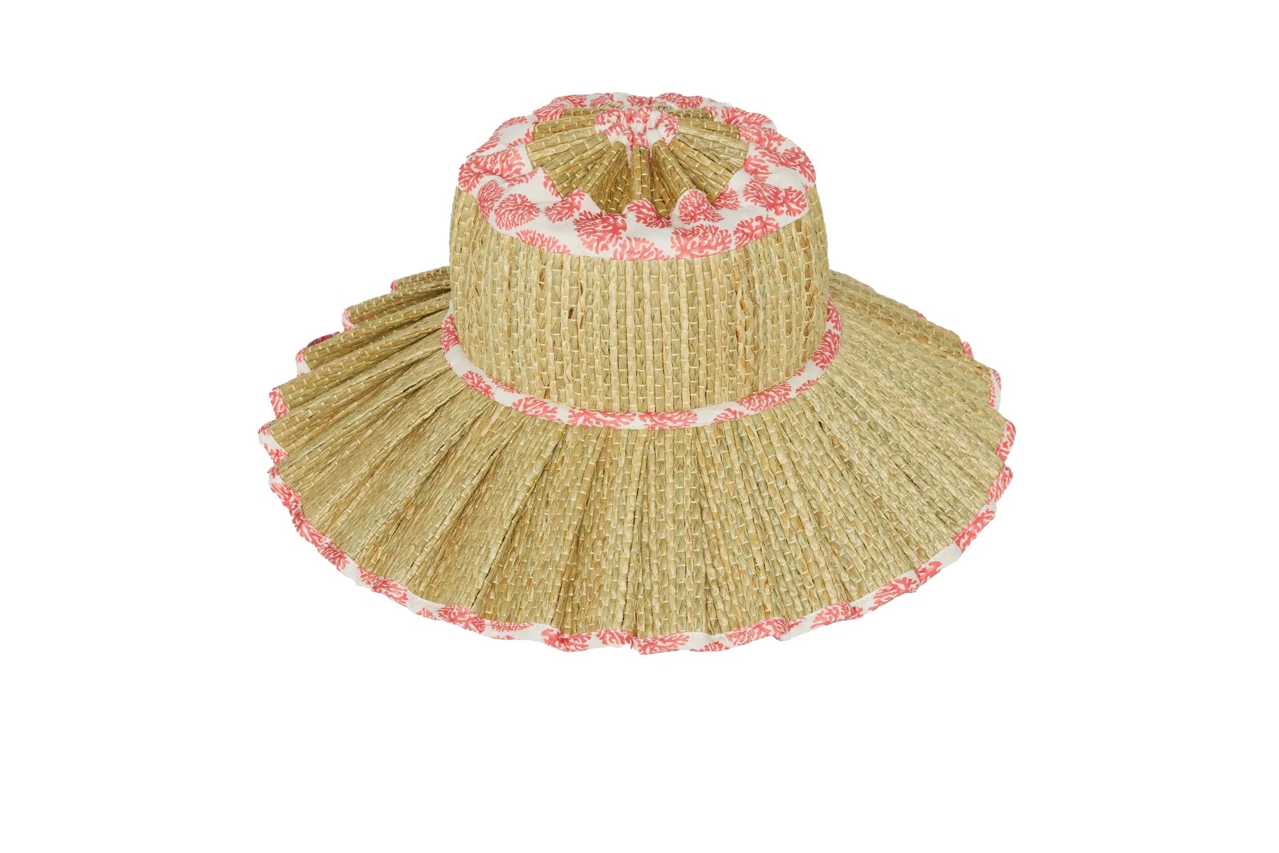 Lorna Murray x Kathy Hilton Luxe Capri Hat - Coral – Batik Chicago Lorna Murray x Kathy Hilton Luxe Capri Hat - Coral – Batik Chicago