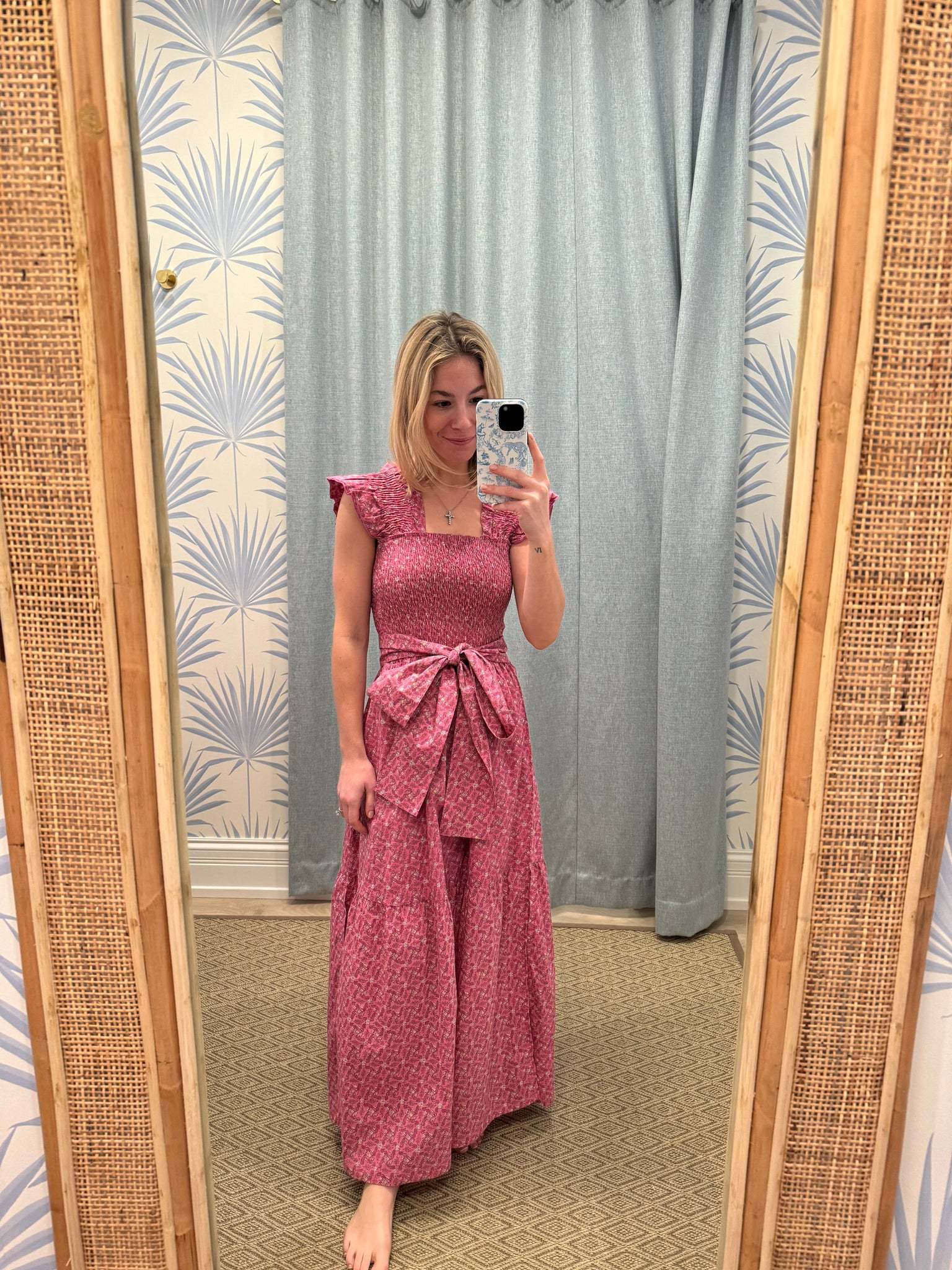 Perry Walker Lo Dress - Hot Pink Fuschia
